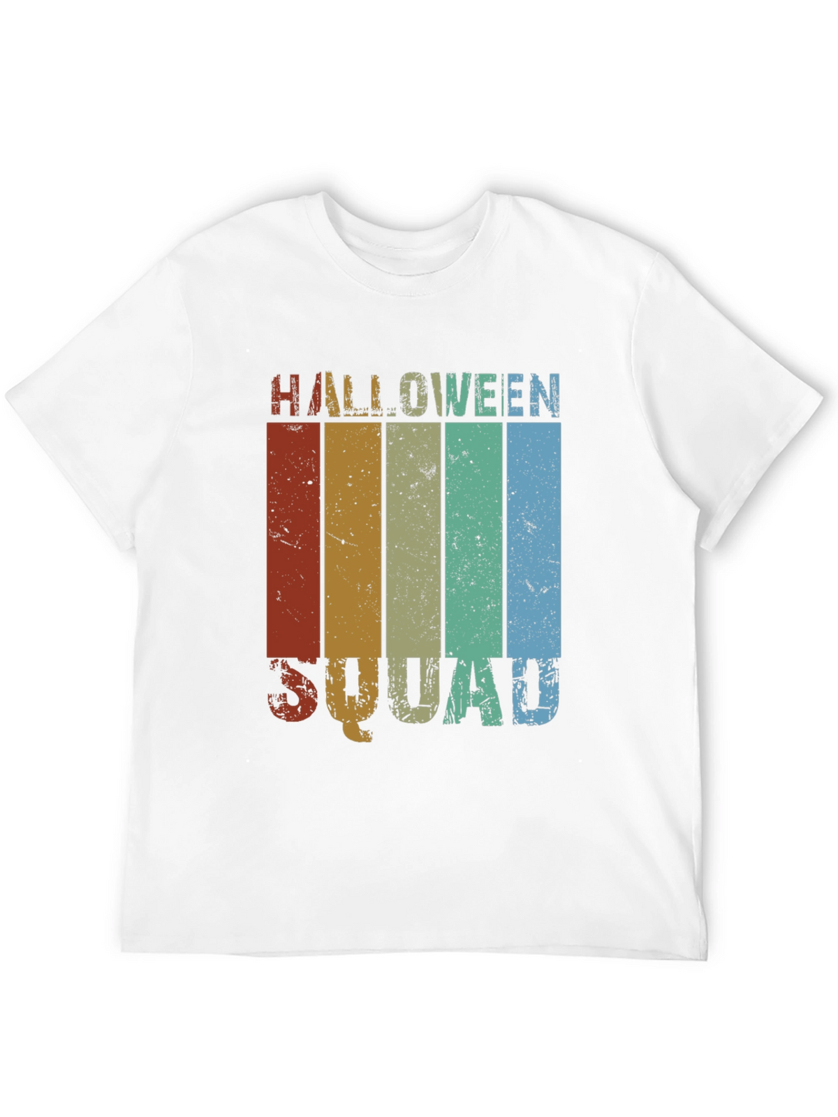 Halloween Squad Retro Stripe T-Shirt