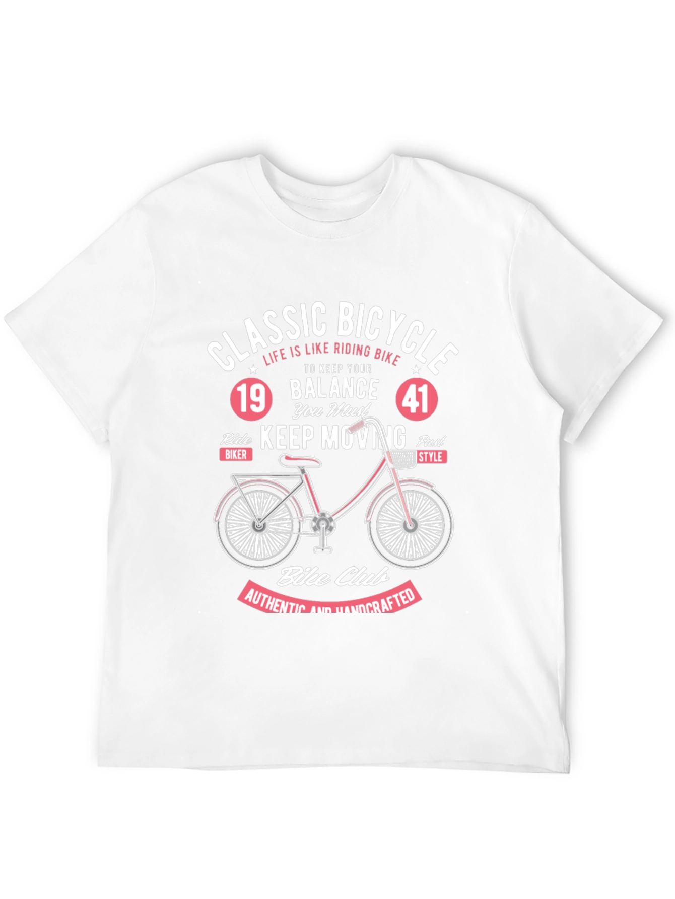 Classic Bicycle Graphic T-Shirt - Ride in Style