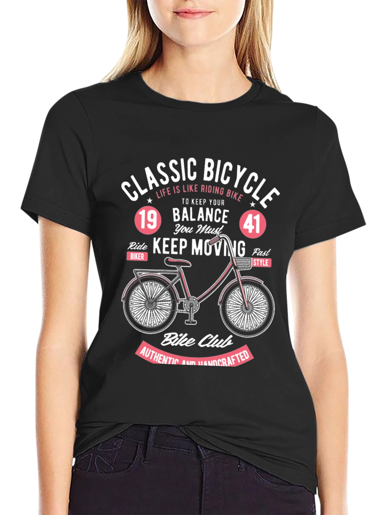 Classic Bicycle Graphic T-Shirt - Ride in Style