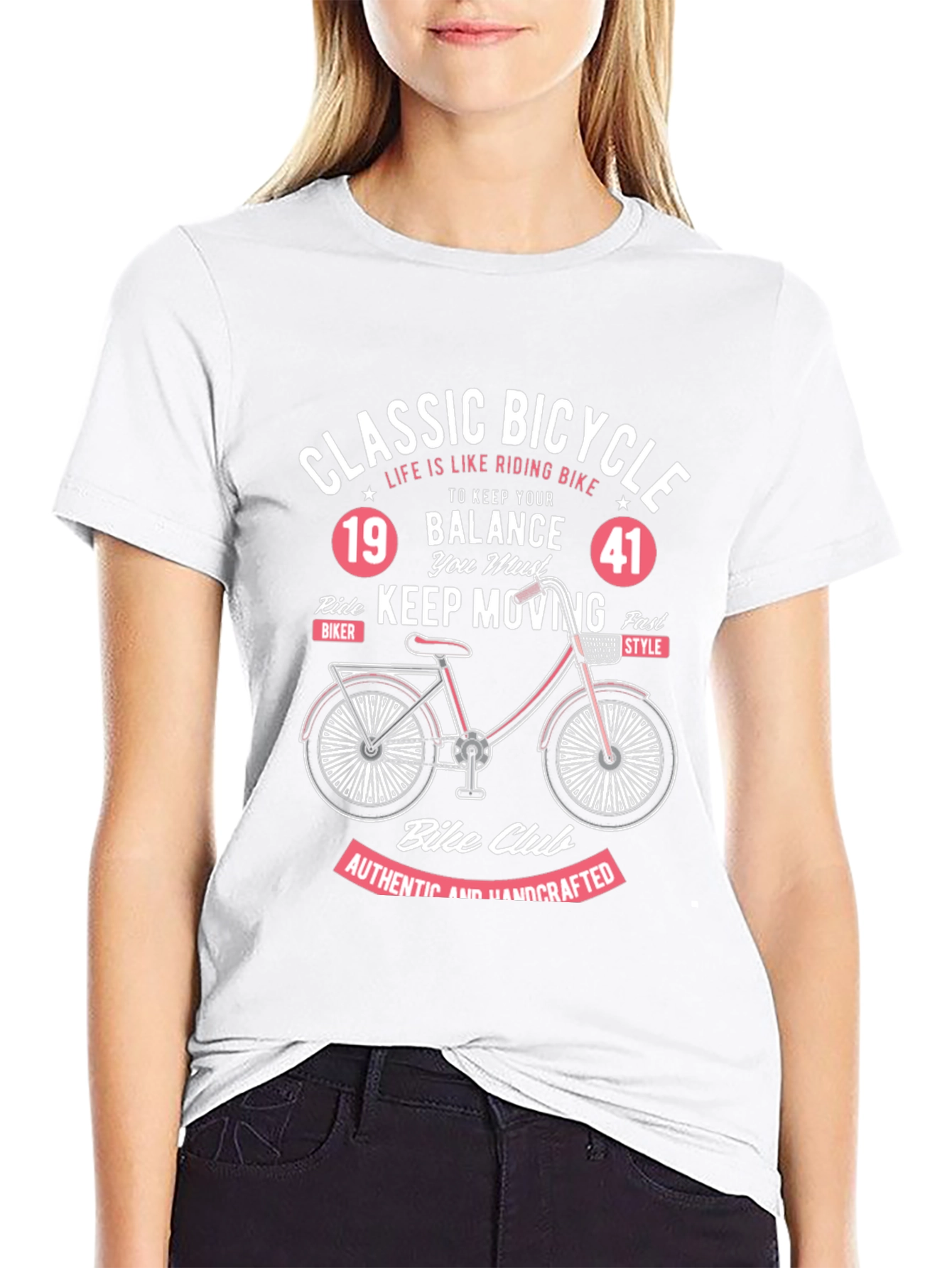 Classic Bicycle Graphic T-Shirt - Ride in Style