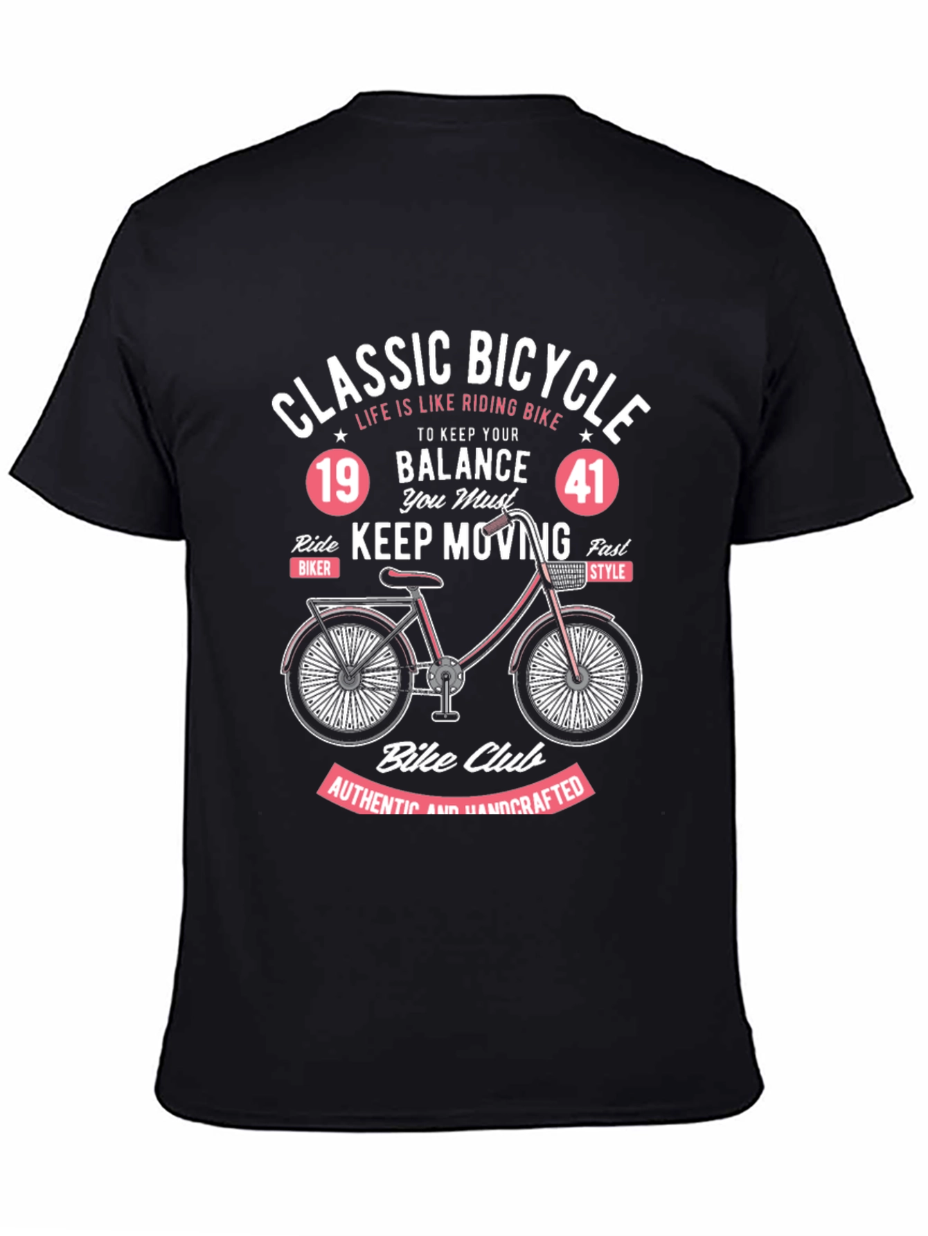 Classic Bicycle Graphic T-Shirt - Ride in Style