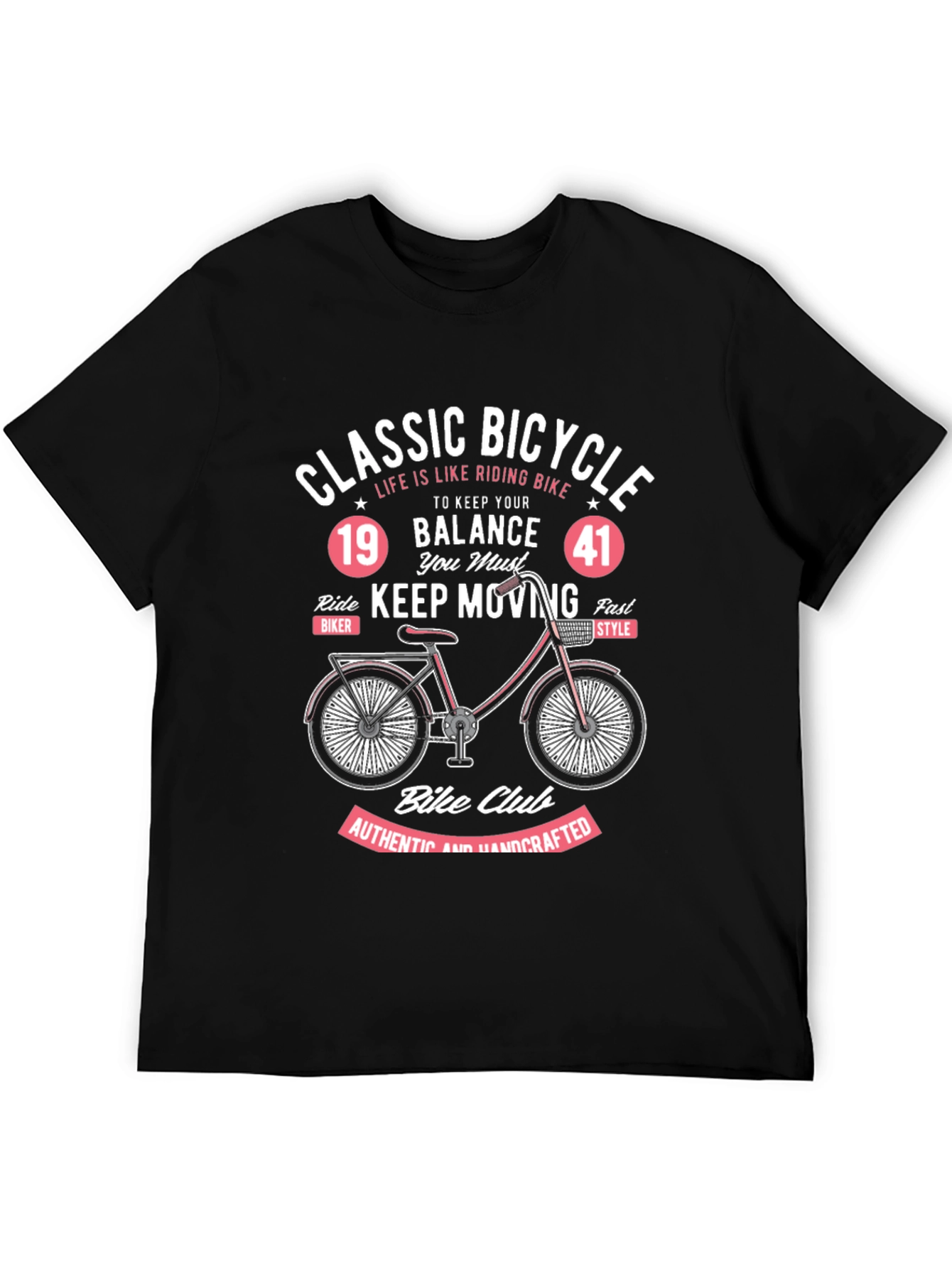 Classic Bicycle Graphic T-Shirt - Ride in Style