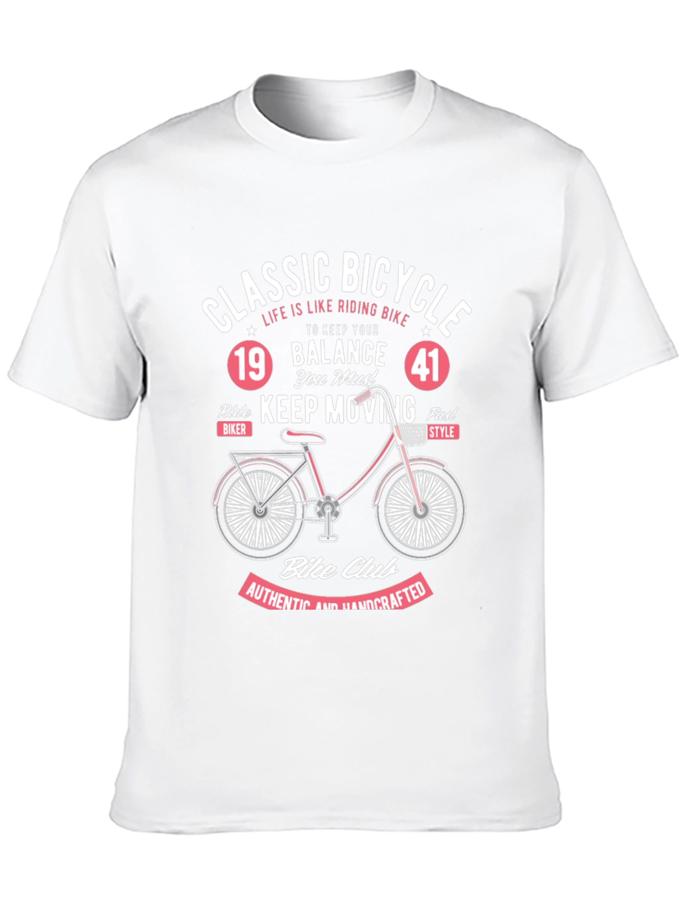 Classic Bicycle Graphic T-Shirt - Ride in Style