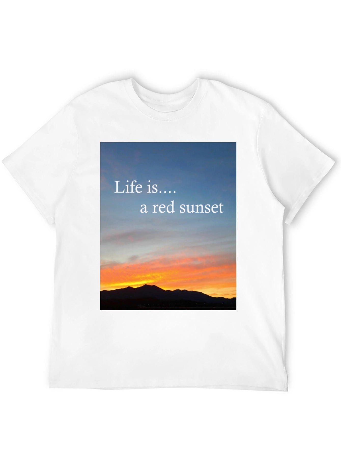 Sunset Life Tee - Red Sky Design