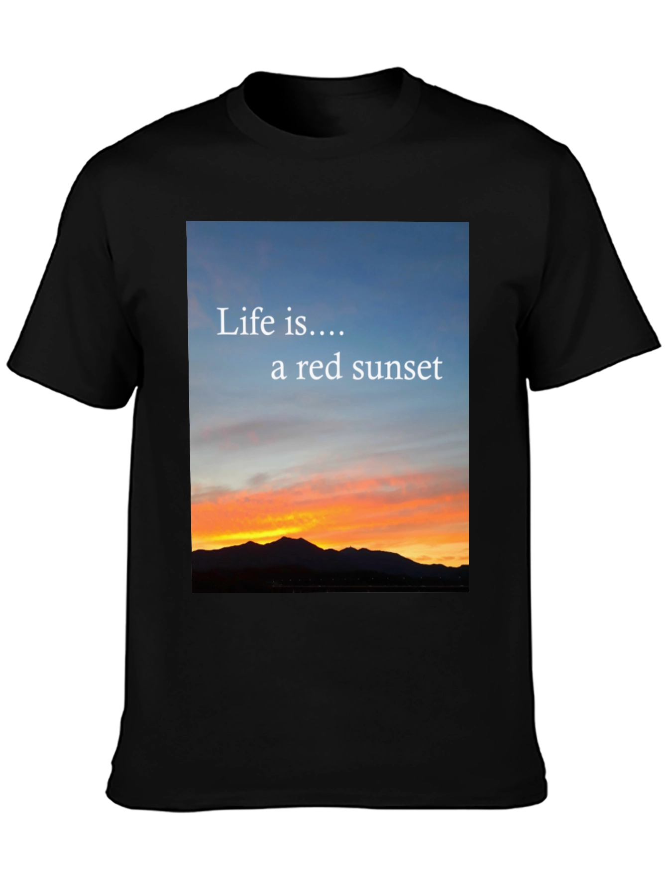 Sunset Life Tee - Red Sky Design