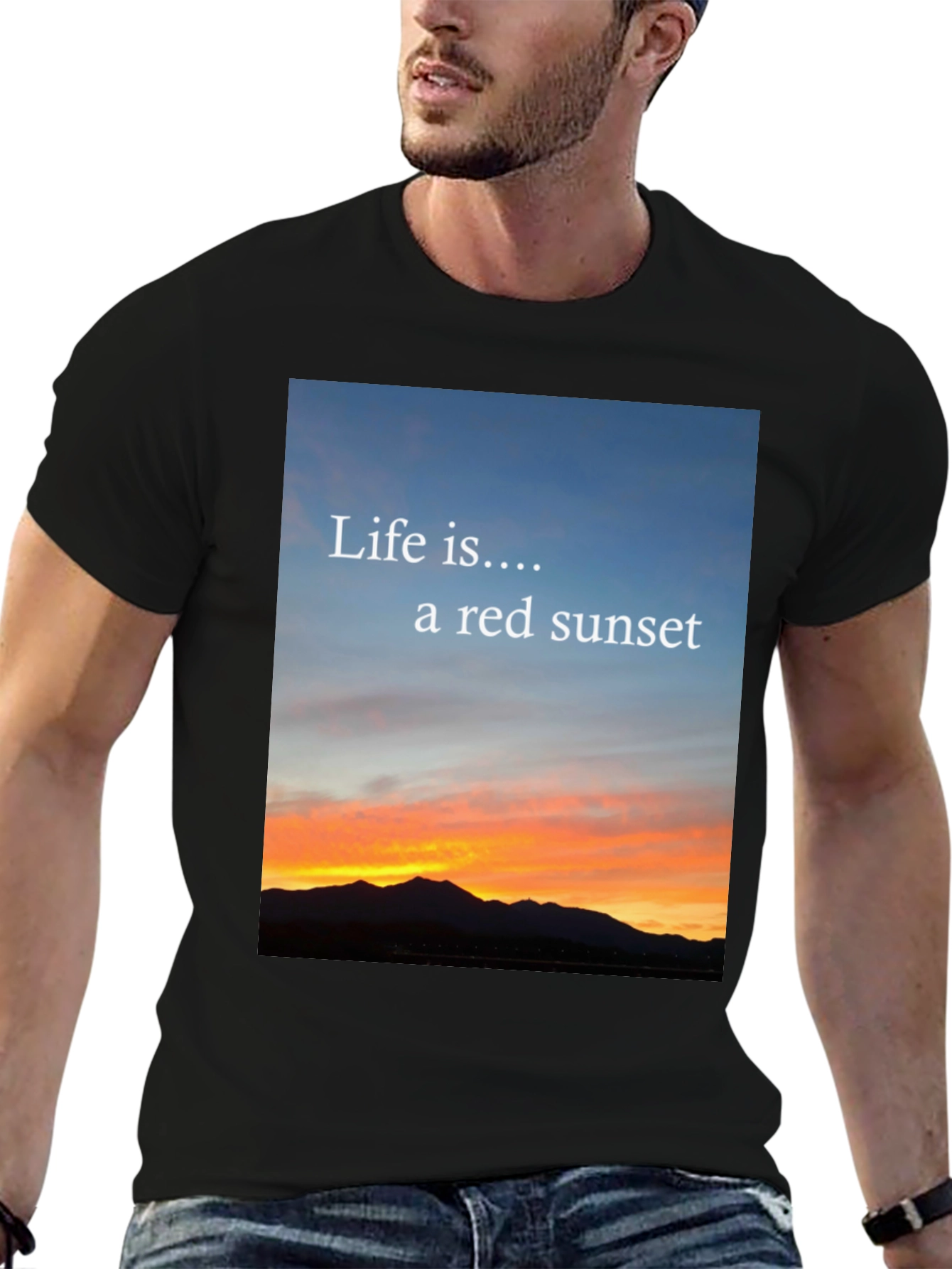 Sunset Life Tee - Red Sky Design