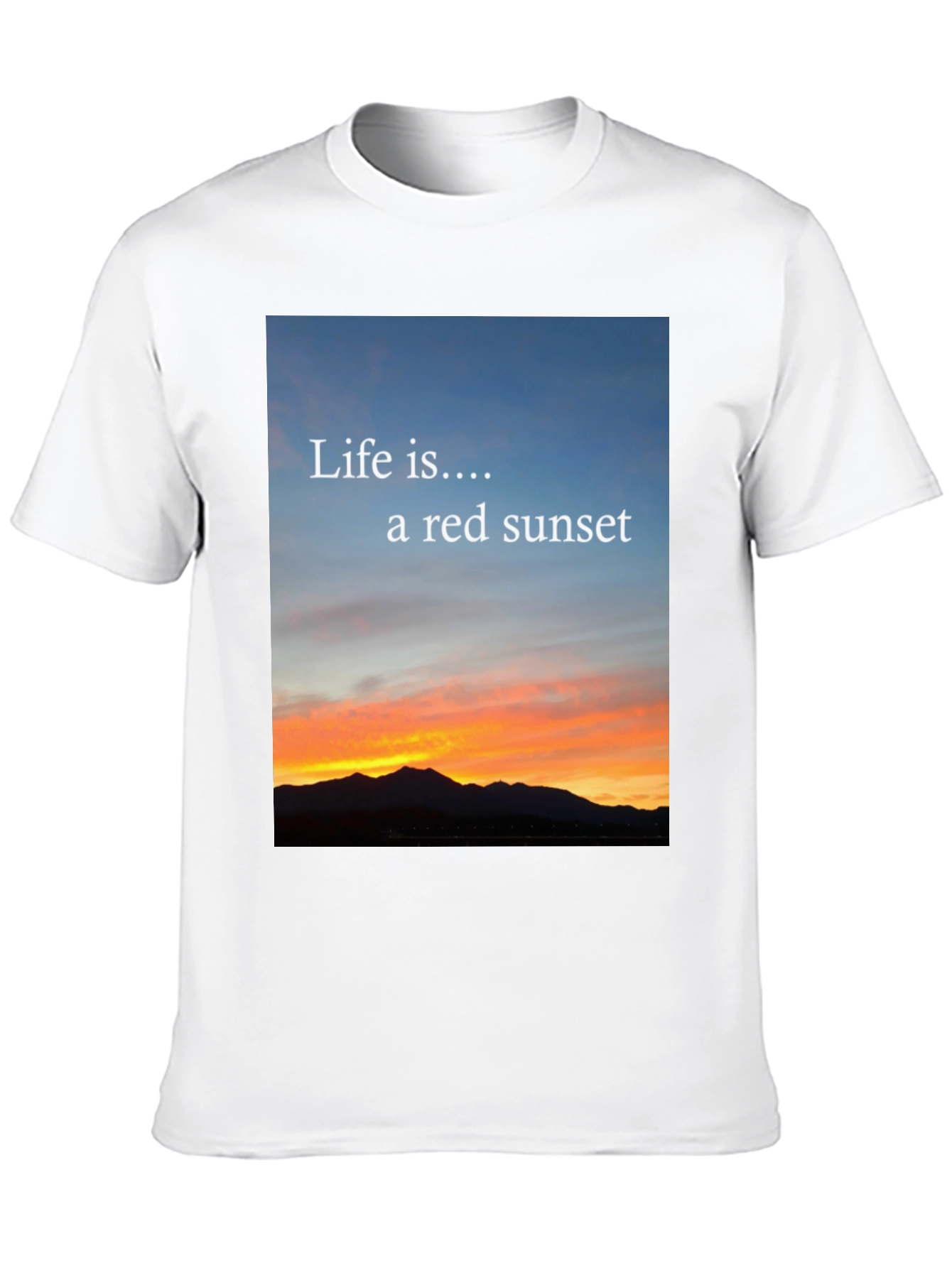 Sunset Life Tee - Red Sky Design