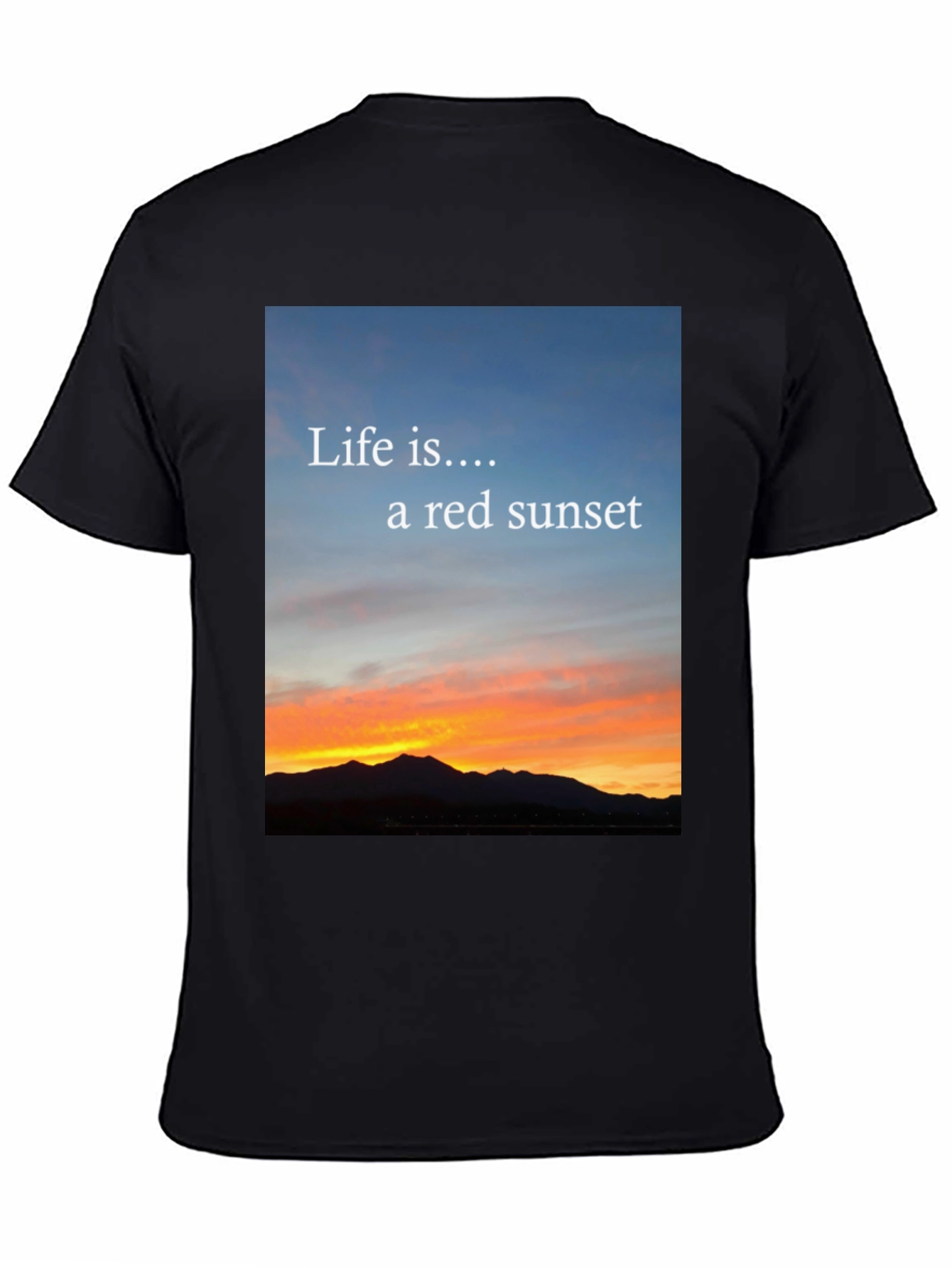 Sunset Life Tee - Red Sky Design