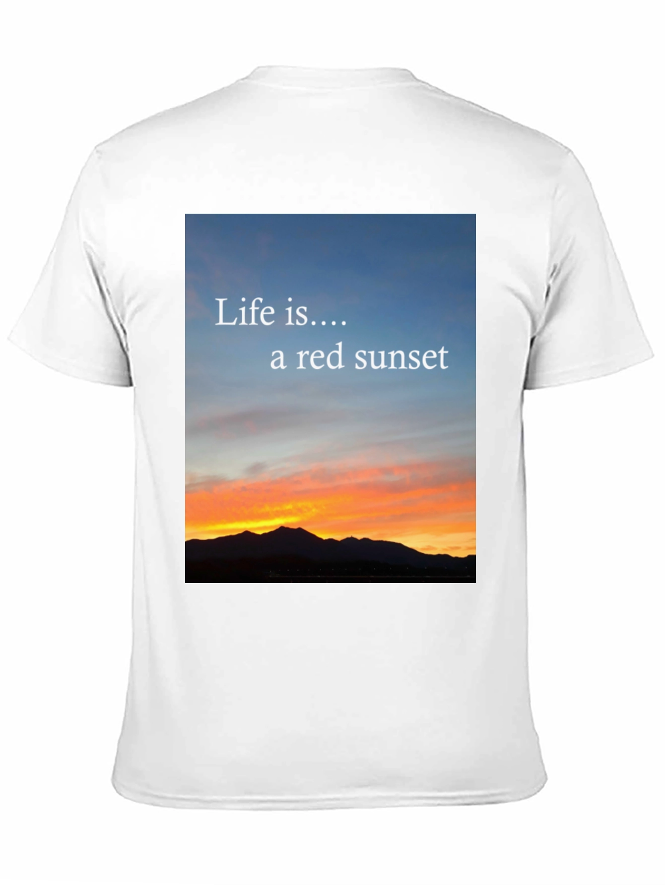Sunset Life Tee - Red Sky Design