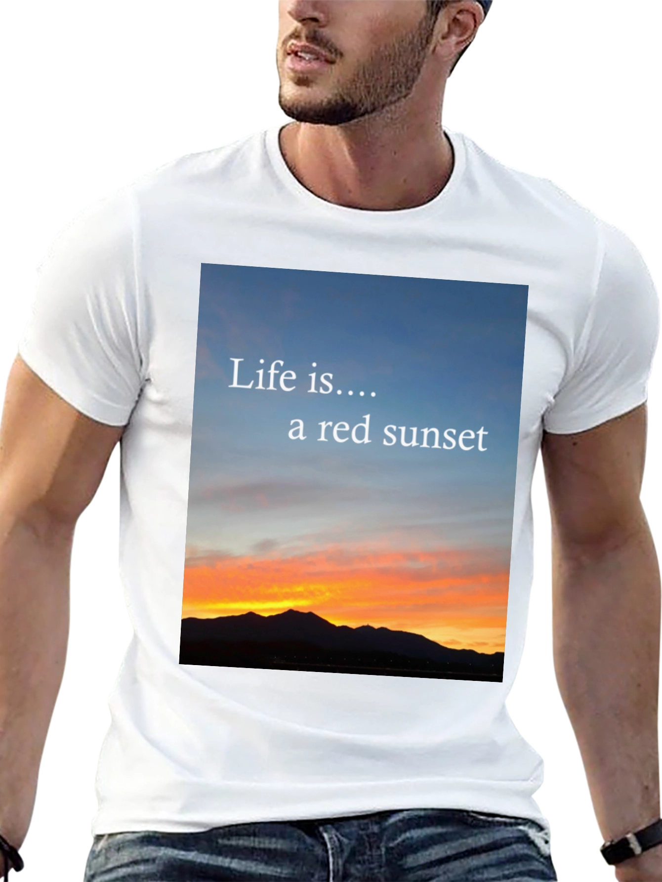 Sunset Life Tee - Red Sky Design