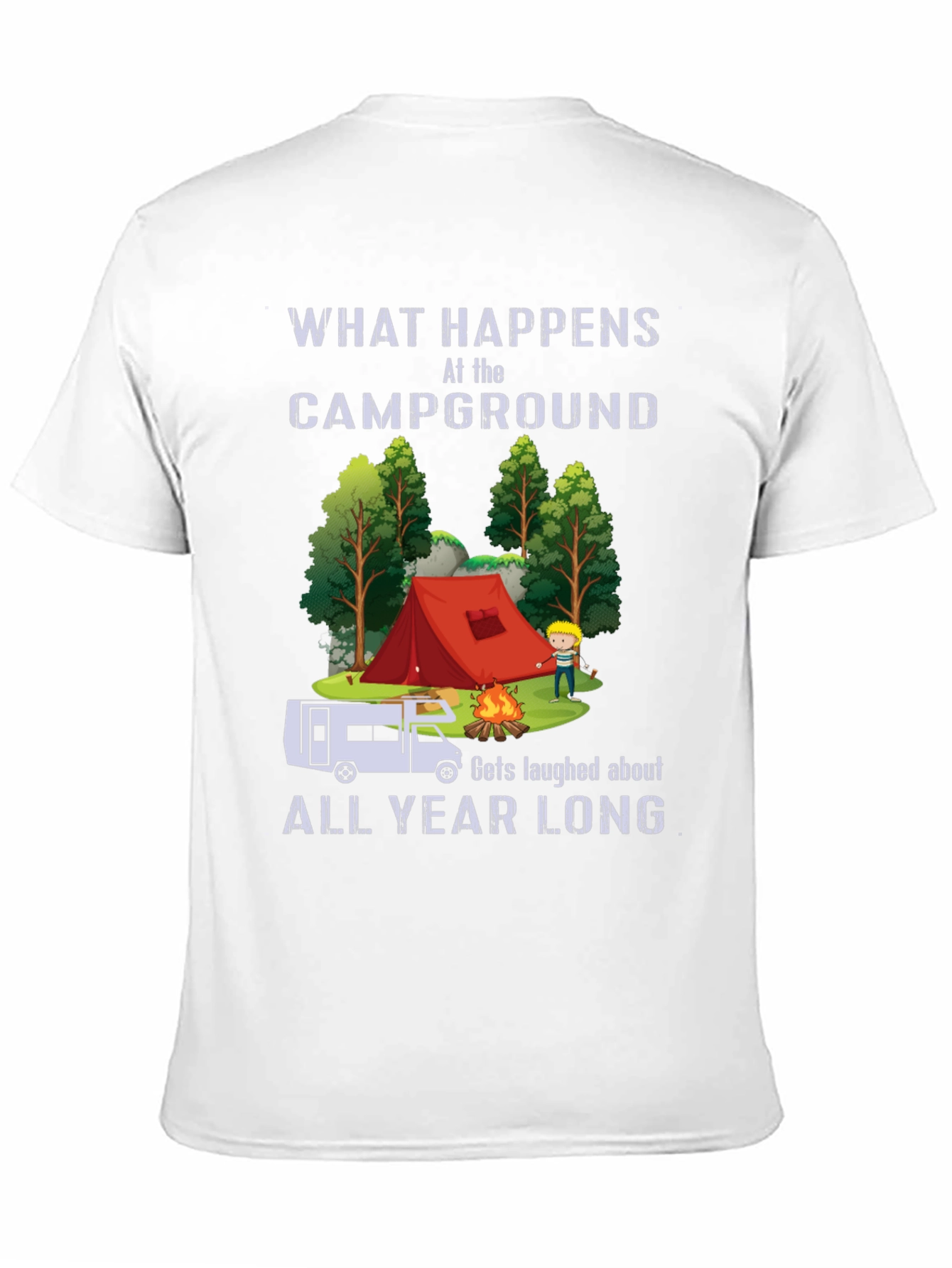 Campground Laughs T-Shirt - Camping Humor Tee
