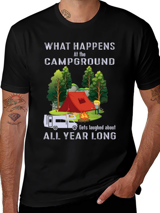 Campground Laughs T-Shirt - Camping Humor Tee
