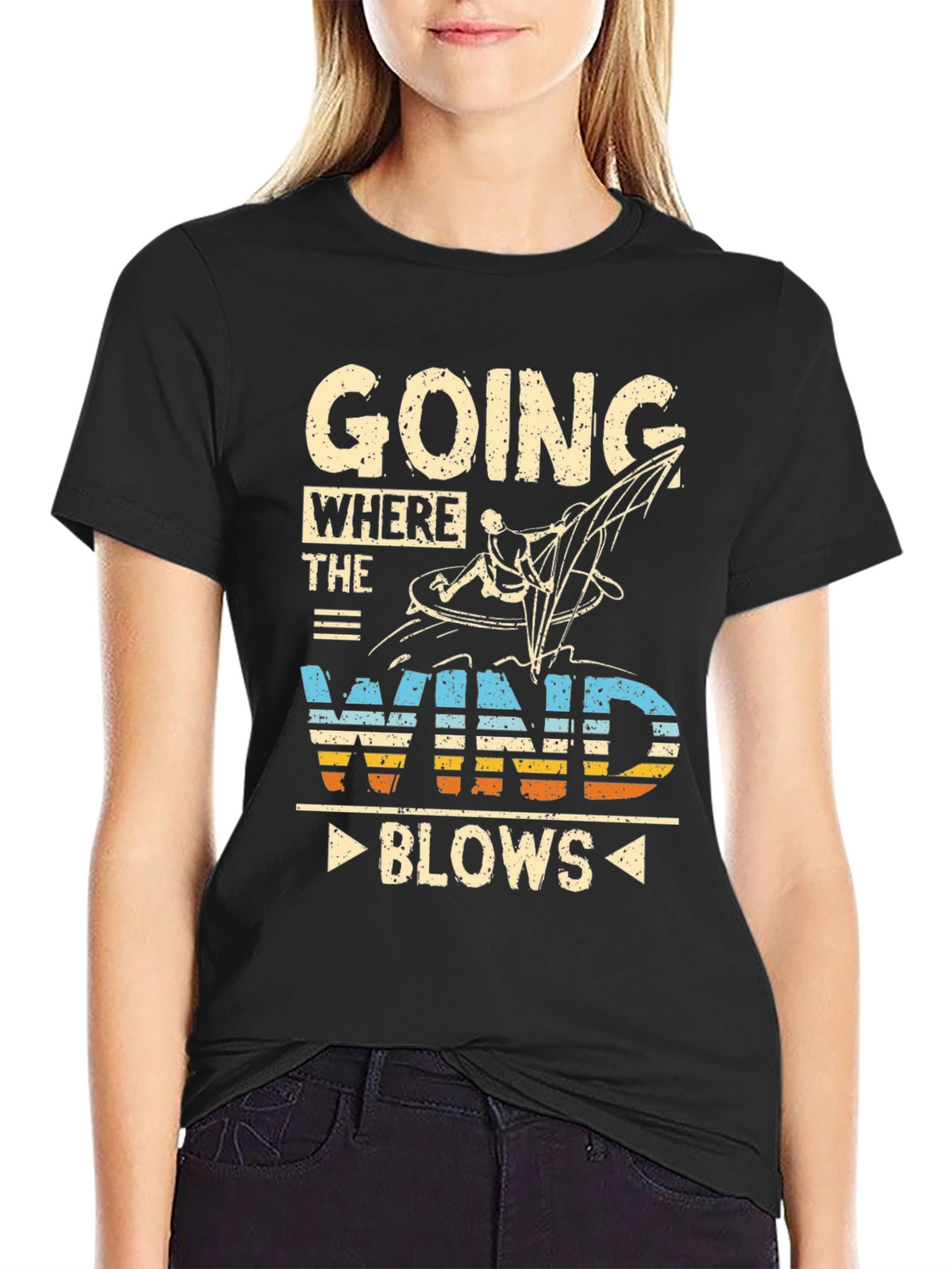 Going Where The Wind Blows Graphic Tee