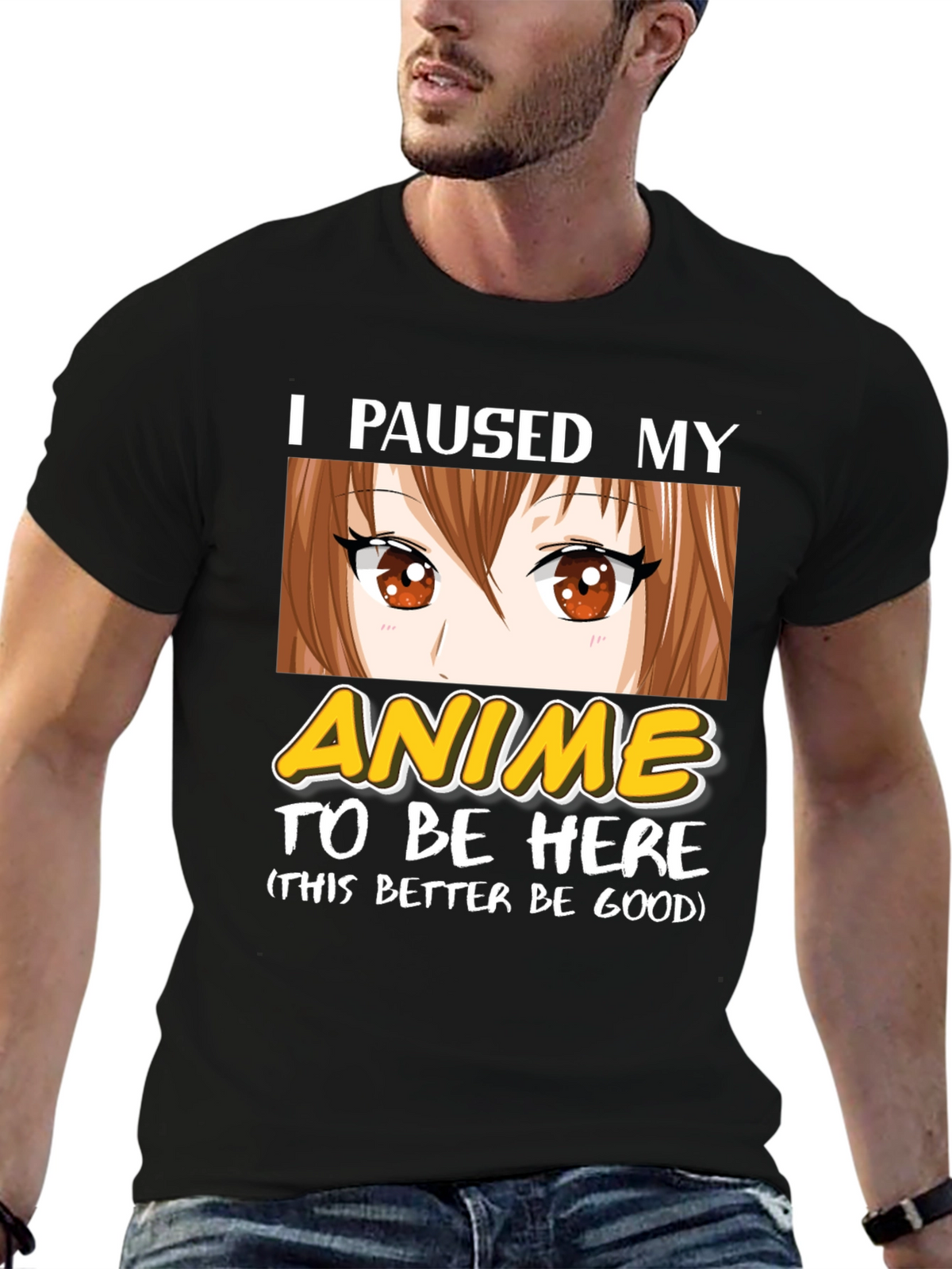 I Paused My Anime T-Shirt - Funny Otaku Tee
