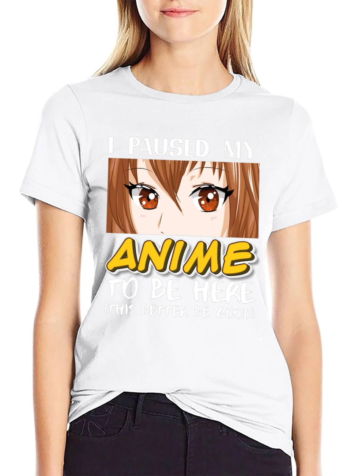 I Paused My Anime T-Shirt - Funny Otaku Tee