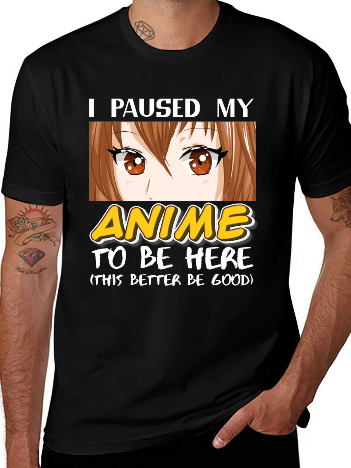 I Paused My Anime T-Shirt - Funny Otaku Tee