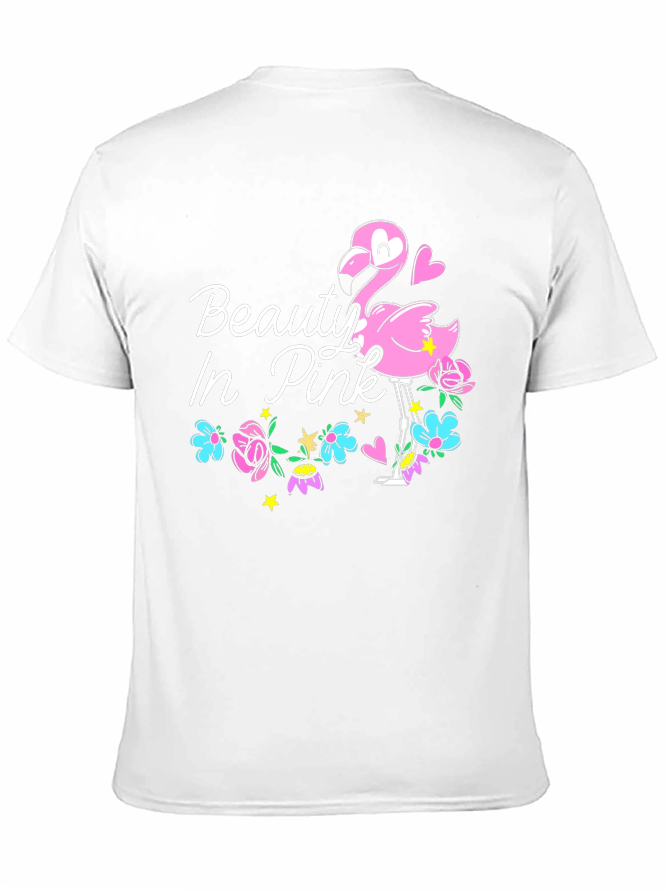 Beauty In Pink Flamingo Graphic Tee