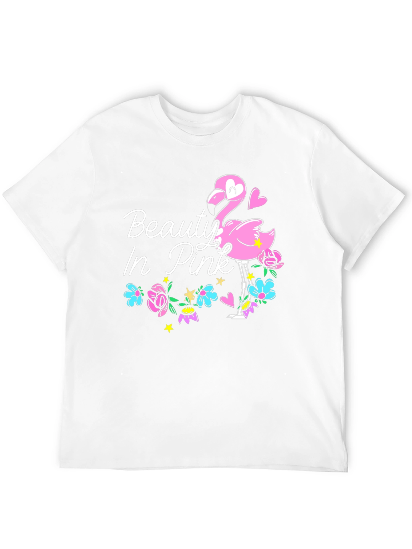 Beauty In Pink Flamingo Graphic Tee