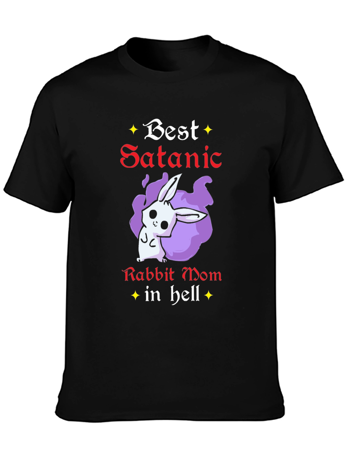 Best Satanic Rabbit Mom in Hell Graphic T-Shirt