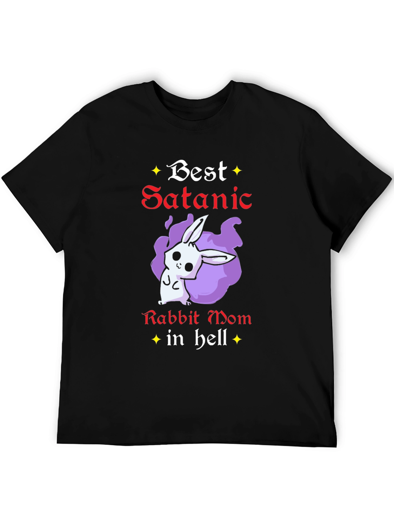 Best Satanic Rabbit Mom in Hell Graphic T-Shirt