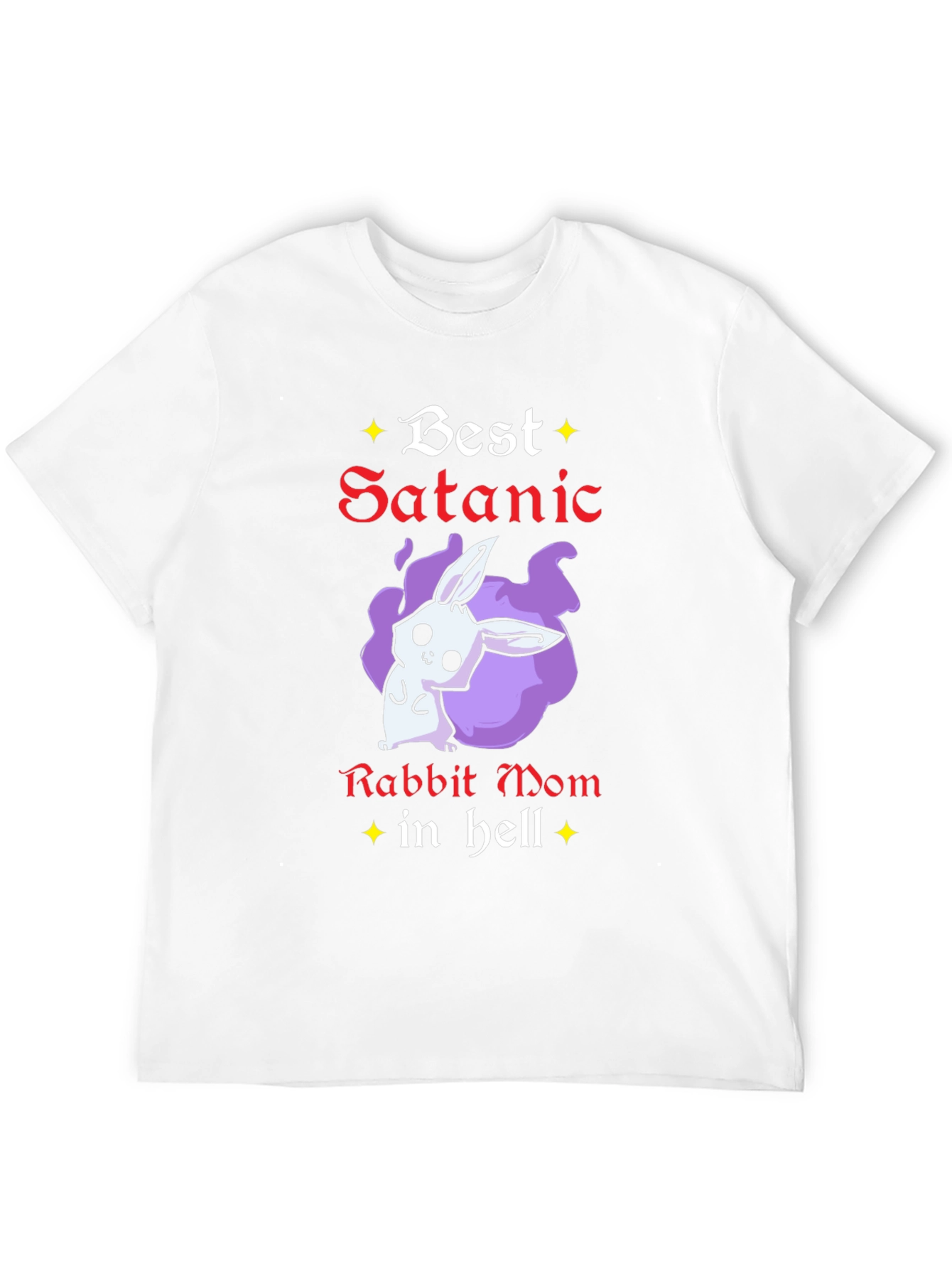 Best Satanic Rabbit Mom in Hell Graphic T-Shirt