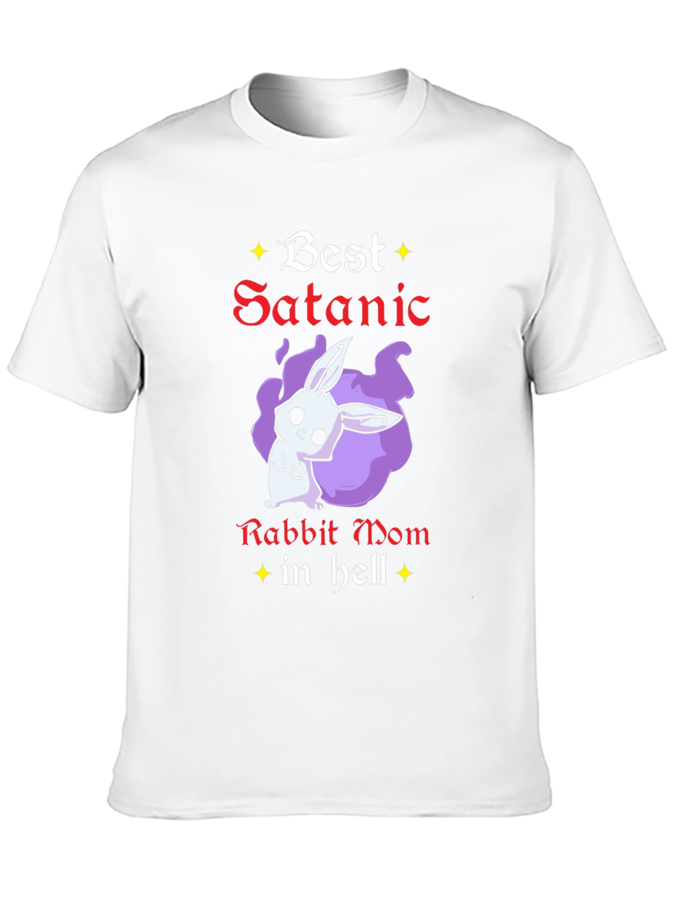 Best Satanic Rabbit Mom in Hell Graphic T-Shirt