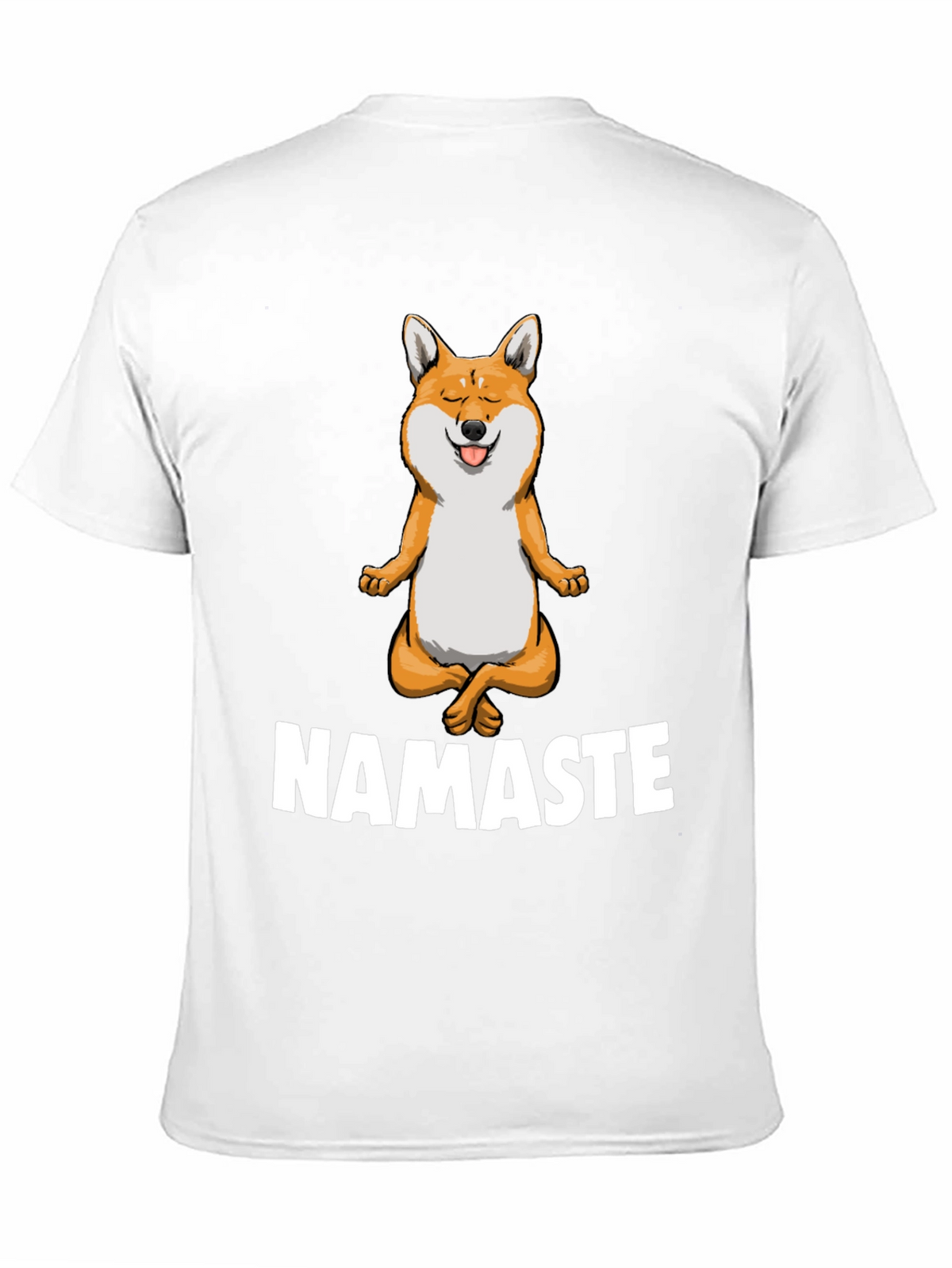 Namaste Dog Graphic T-Shirt