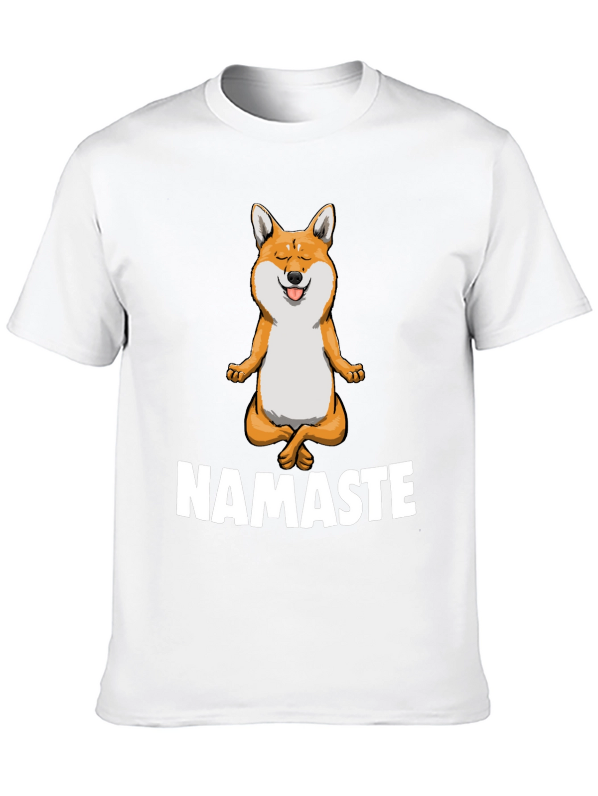 Namaste Dog Graphic T-Shirt