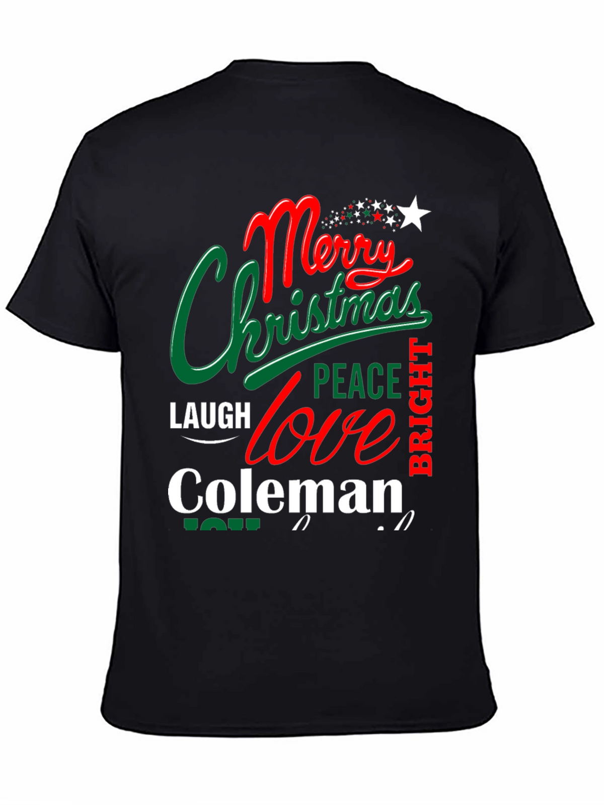Merry Christmas Coleman T-Shirt Holiday Tee