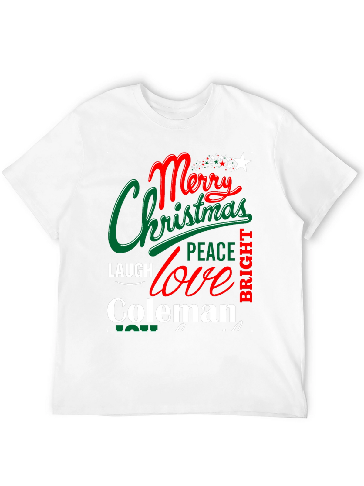 Merry Christmas Coleman T-Shirt Holiday Tee