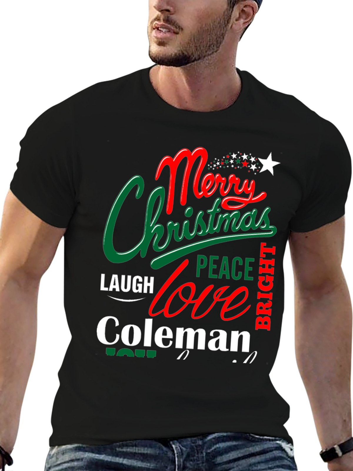 Merry Christmas Coleman T-Shirt Holiday Tee
