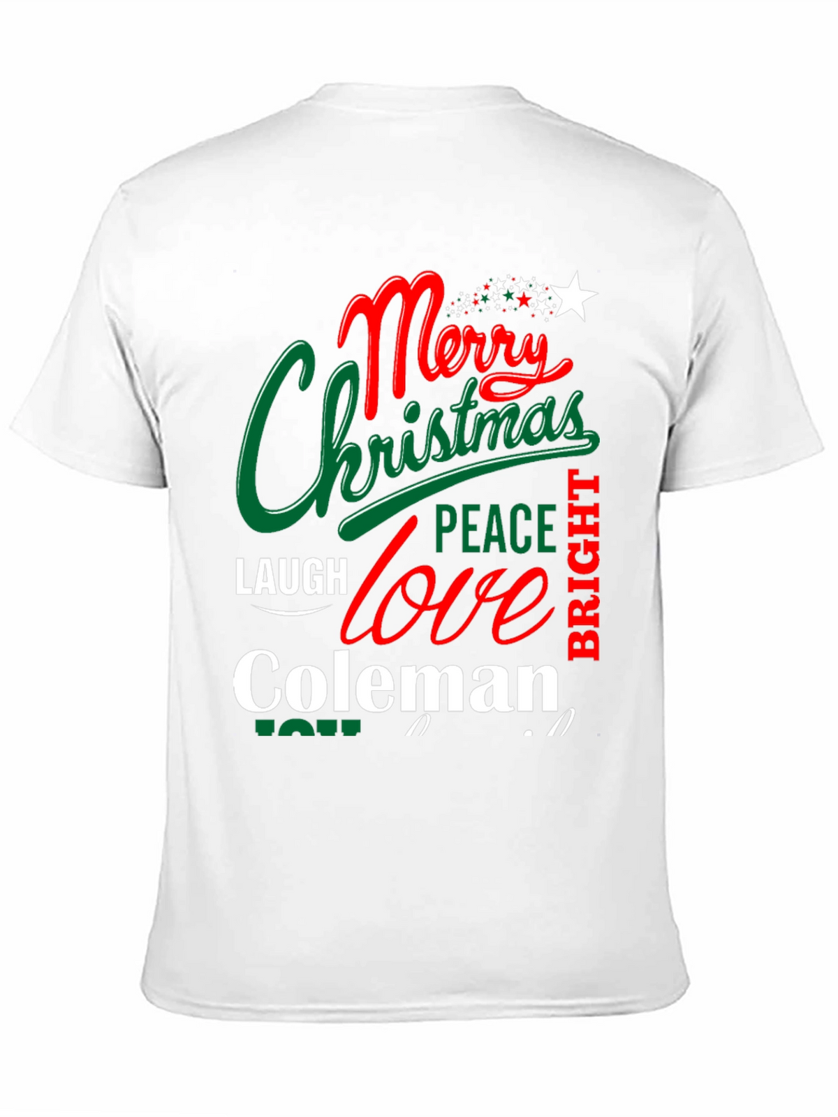 Merry Christmas Coleman T-Shirt Holiday Tee