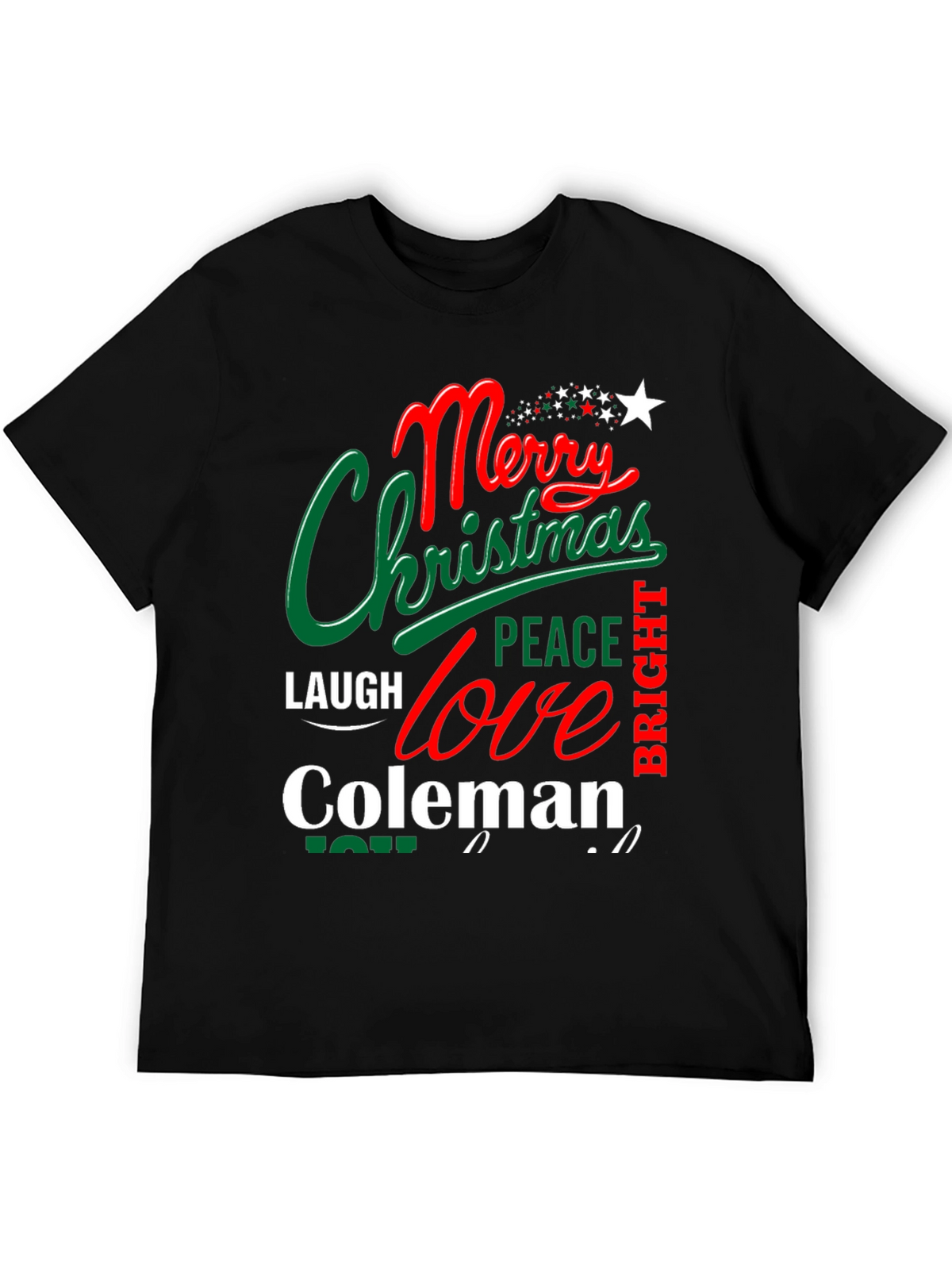 Merry Christmas Coleman T-Shirt Holiday Tee
