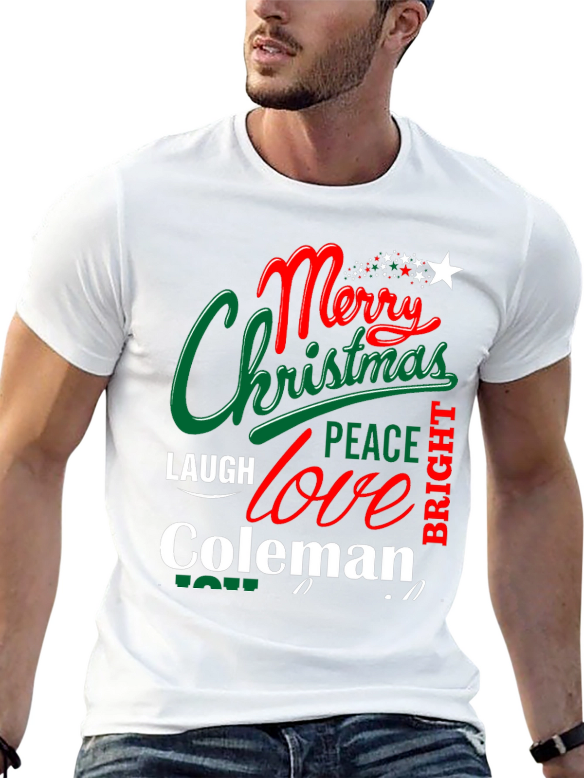 Merry Christmas Coleman T-Shirt Holiday Tee