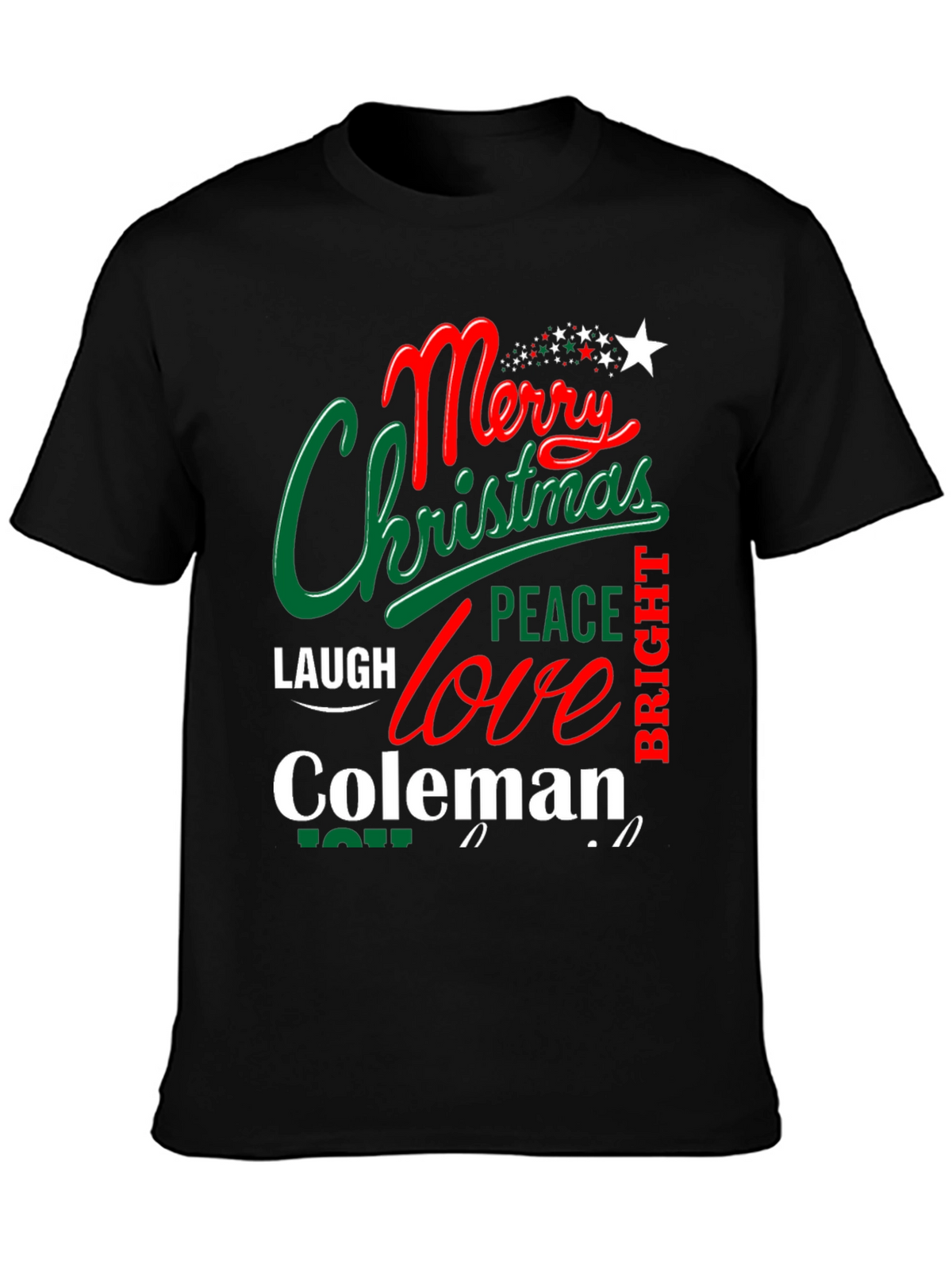 Merry Christmas Coleman T-Shirt Holiday Tee