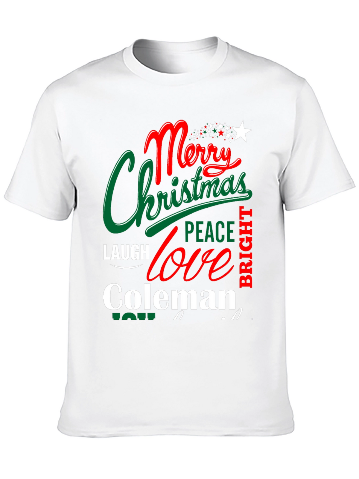 Merry Christmas Coleman T-Shirt Holiday Tee