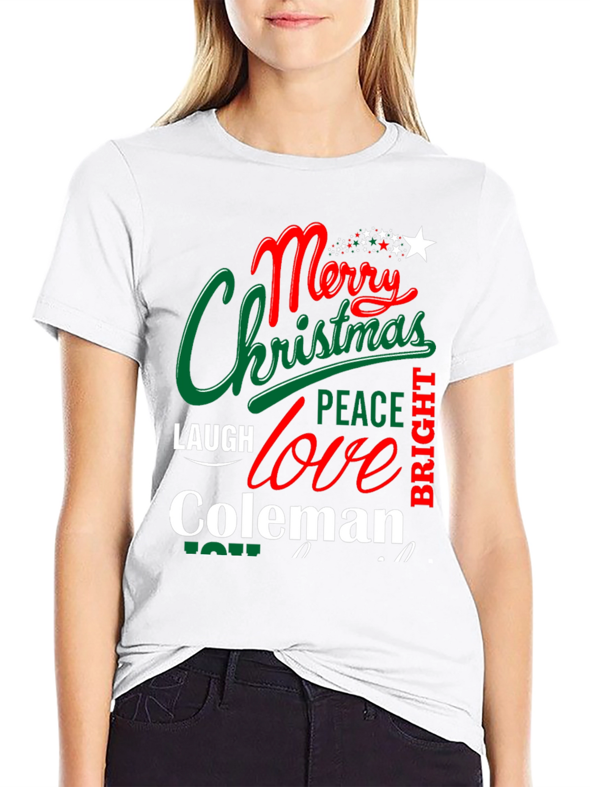 Merry Christmas Coleman T-Shirt Holiday Tee