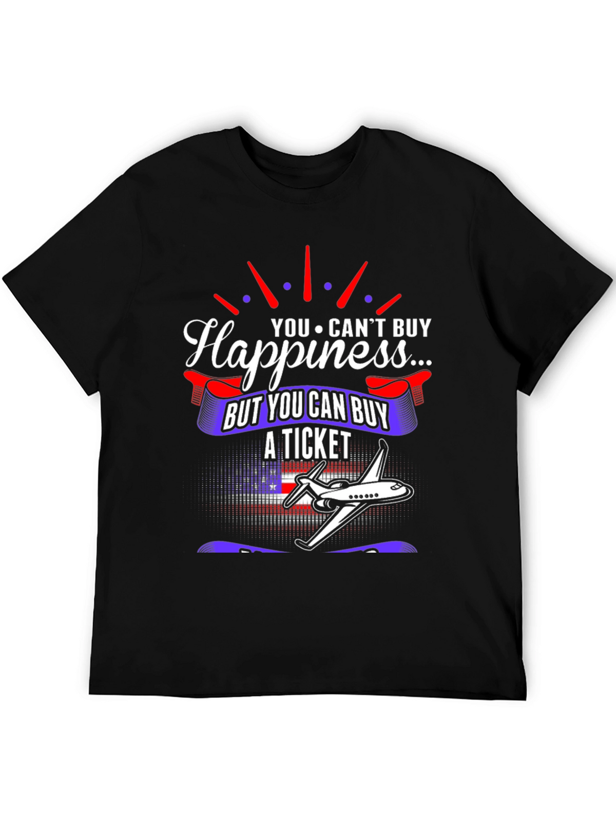Happiness Ticket T-Shirt - Travel Lovers Apparel