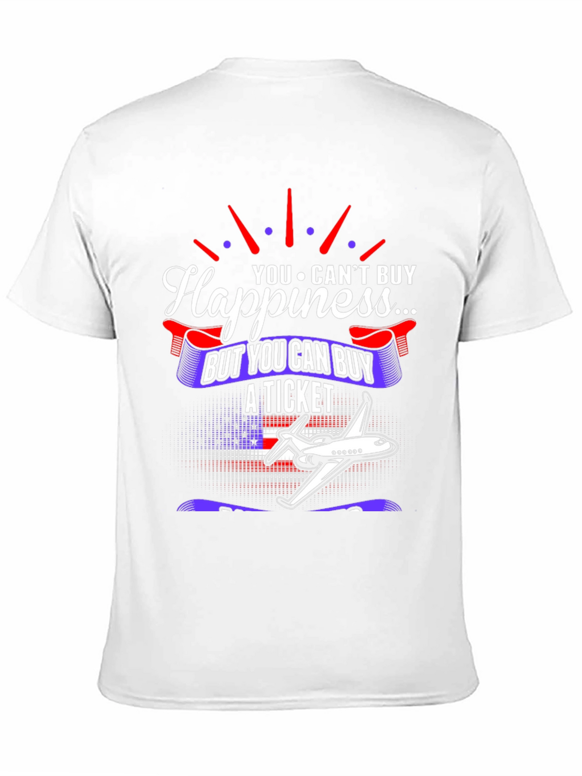 Happiness Ticket T-Shirt - Travel Lovers Apparel