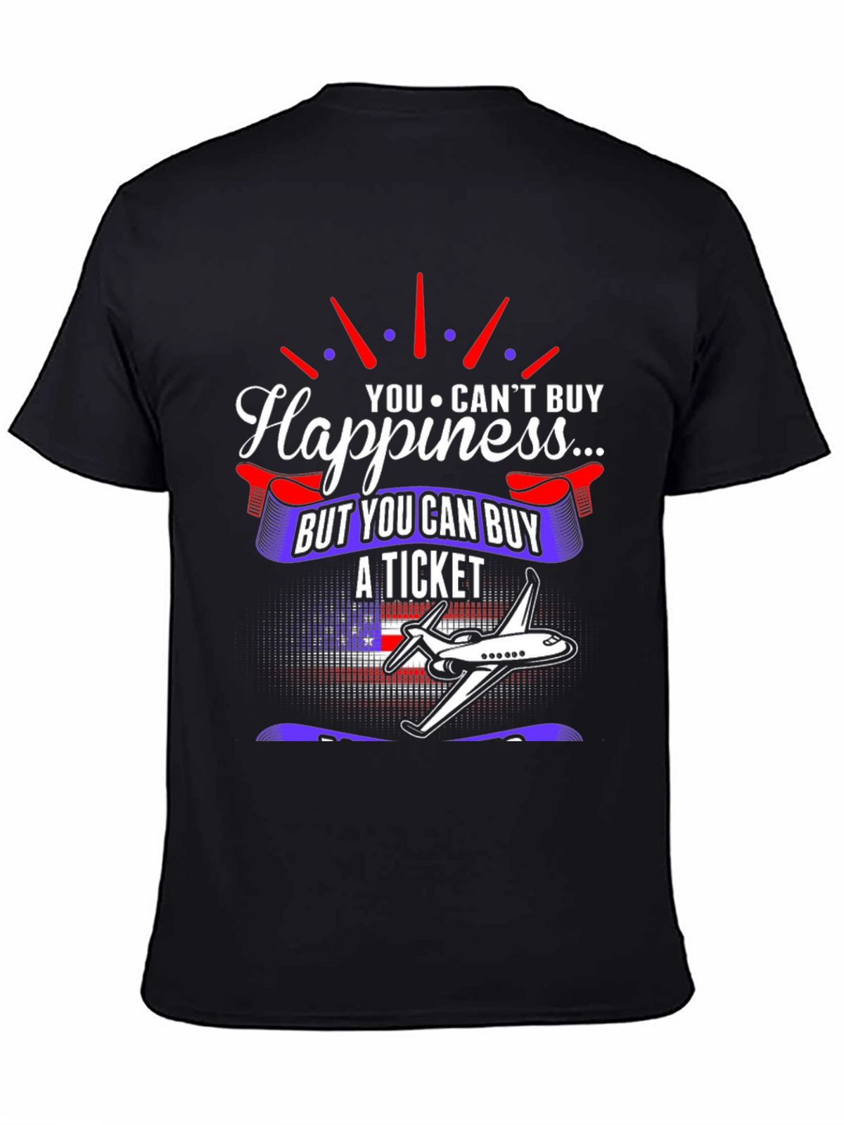 Happiness Ticket T-Shirt - Travel Lovers Apparel