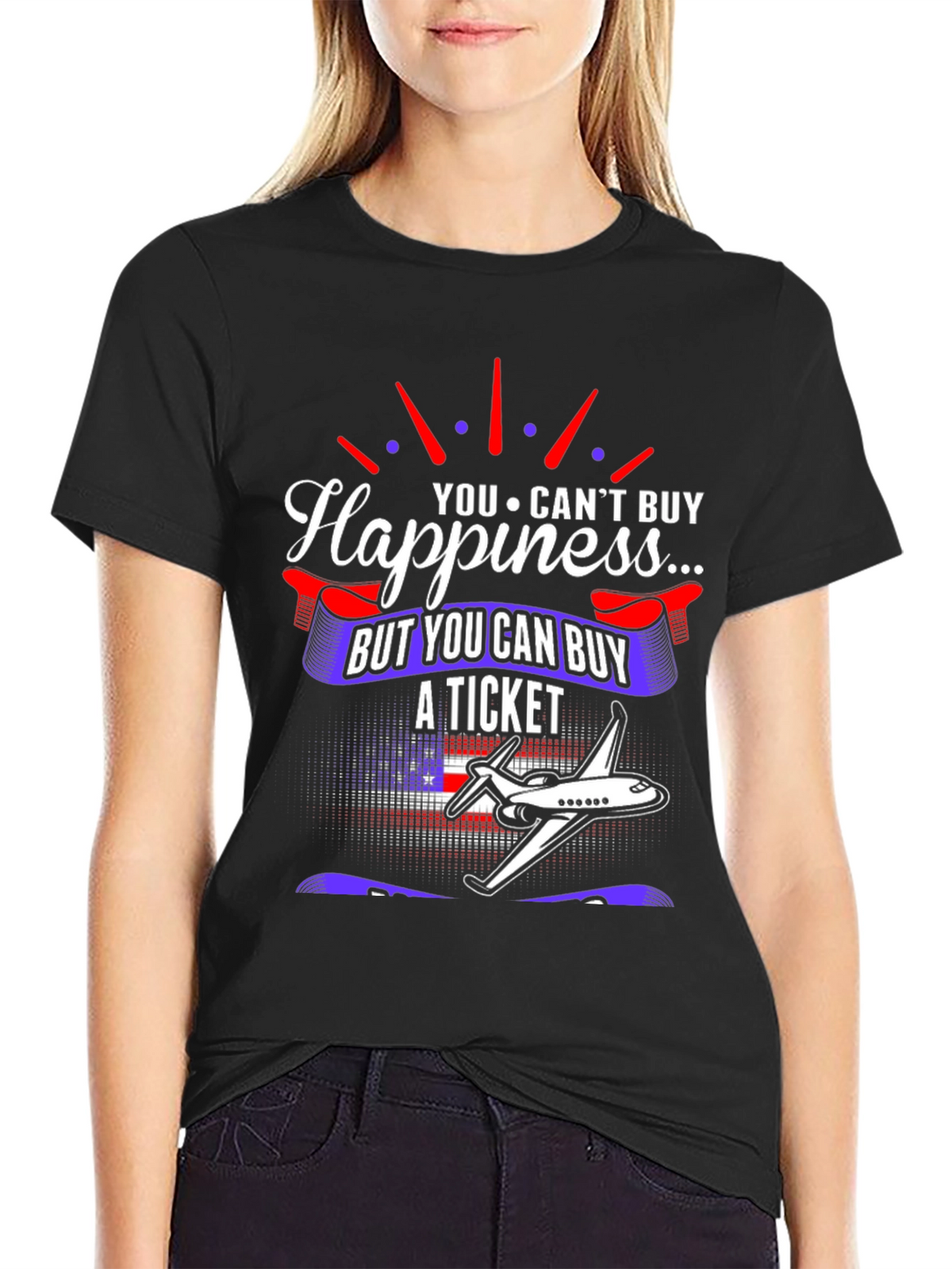 Happiness Ticket T-Shirt - Travel Lovers Apparel
