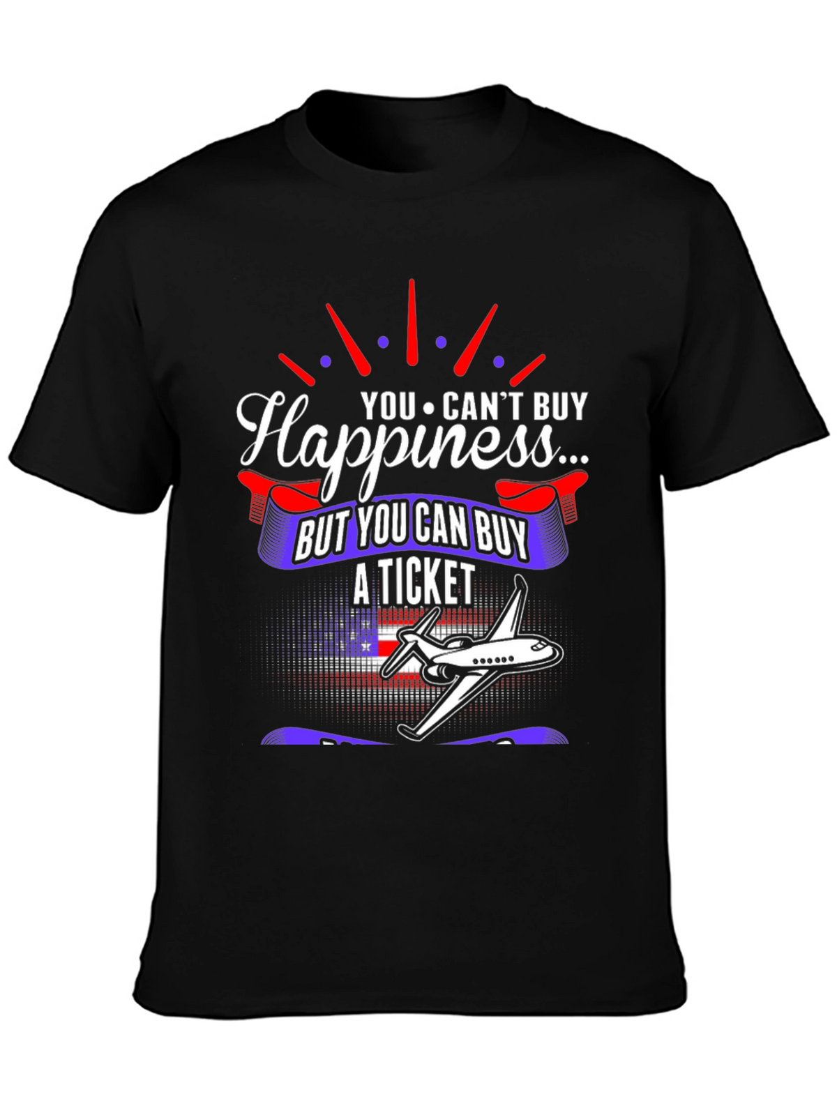 Happiness Ticket T-Shirt - Travel Lovers Apparel