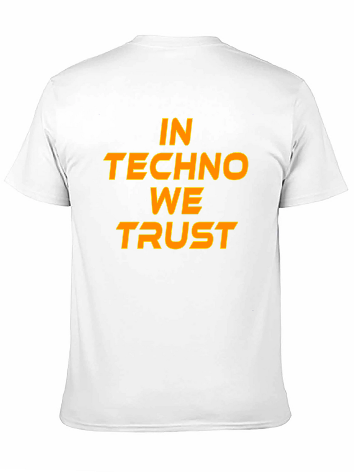 In Techno We Trust Black T-Shirt