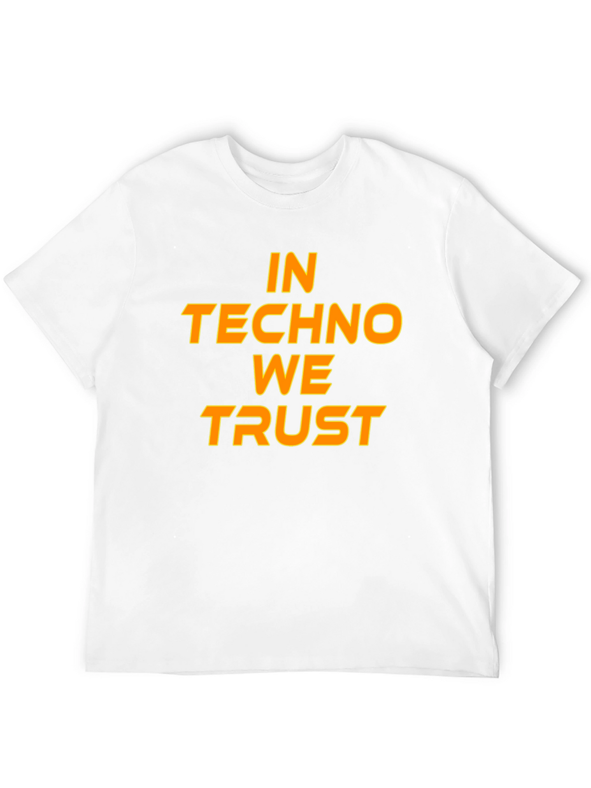 In Techno We Trust Black T-Shirt