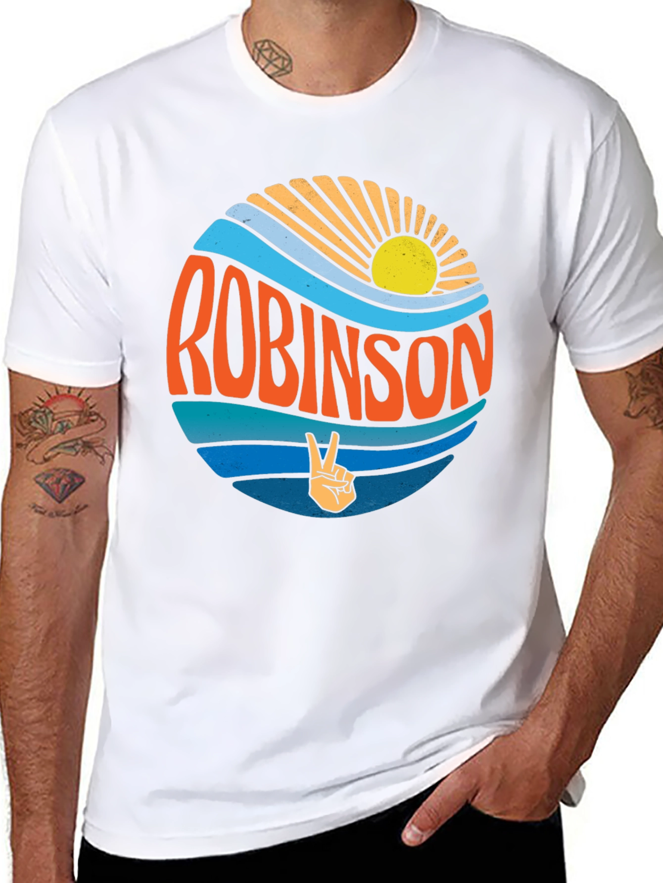 Robinson T-Shirt Retro Style Tee
