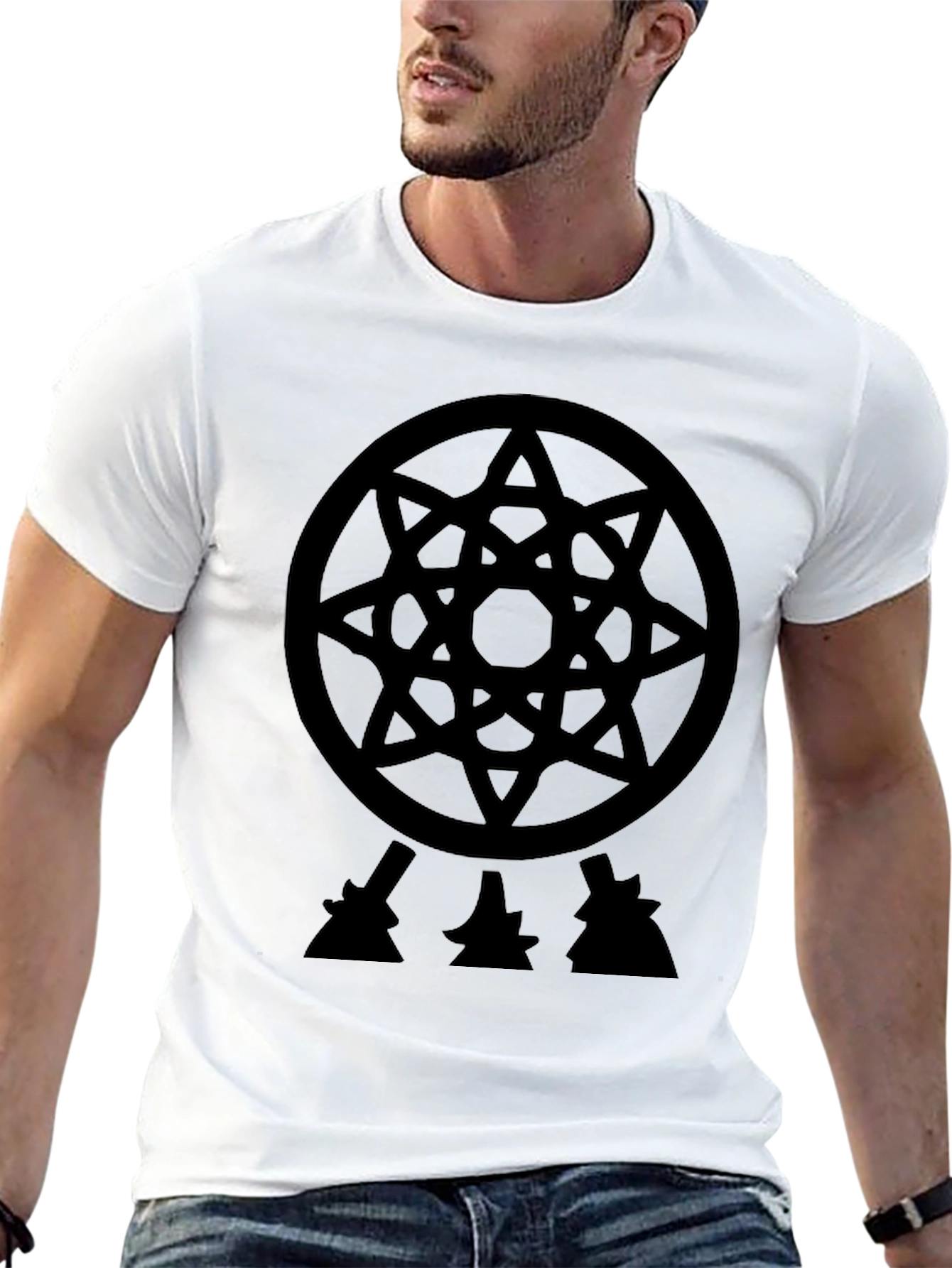 Esoteric Symbol Graphic T-Shirt