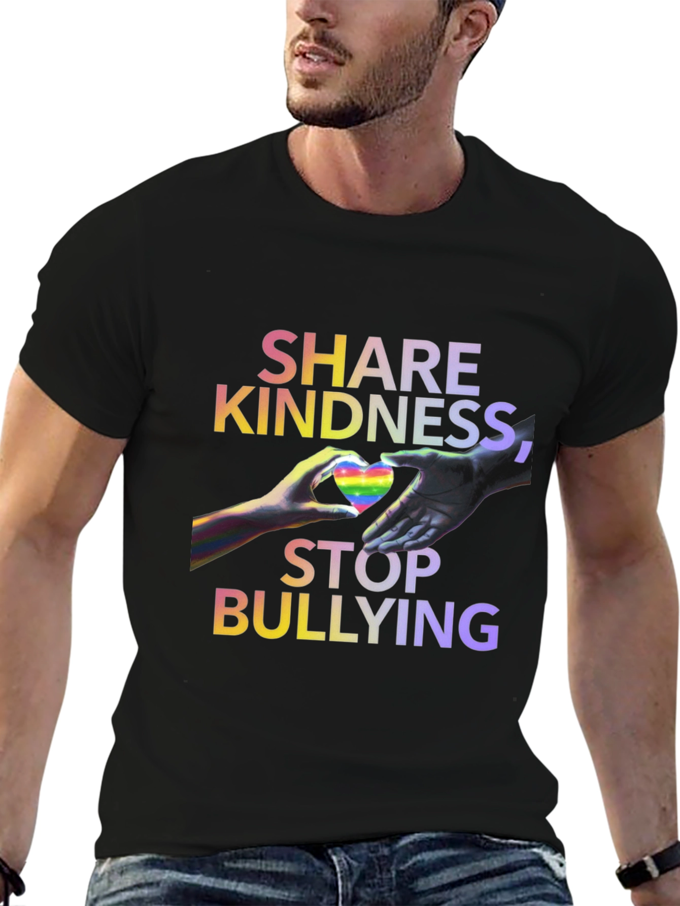 Share Kindness Stop Bullying Graphic Tee