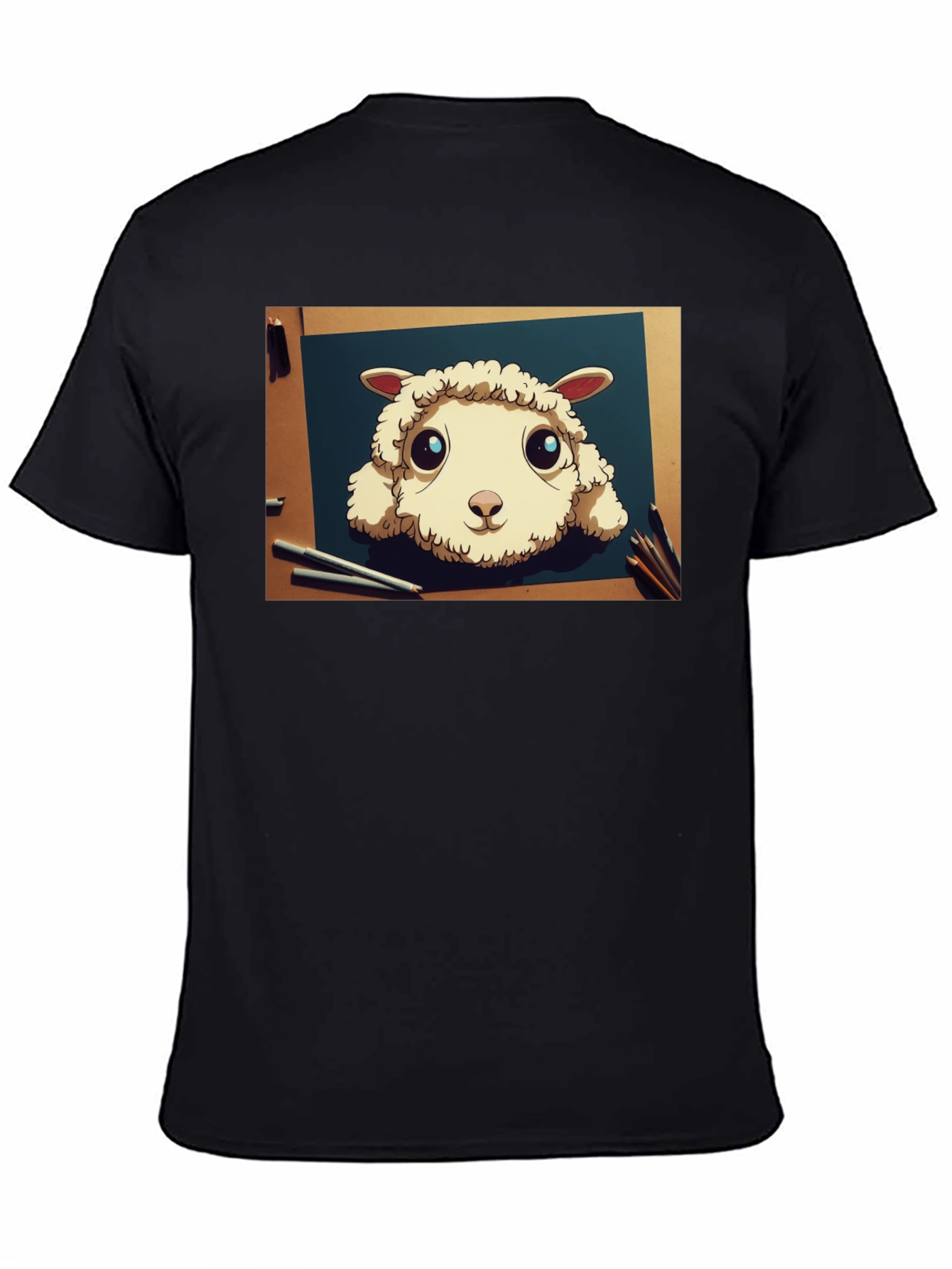 Cartoon Sheep Art T-Shirt