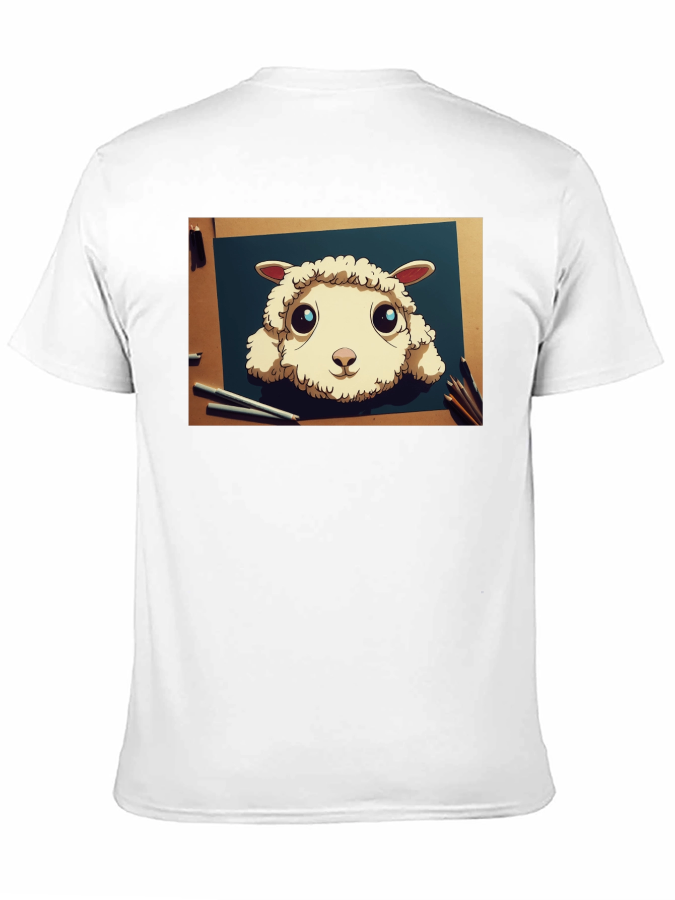 Cartoon Sheep Art T-Shirt
