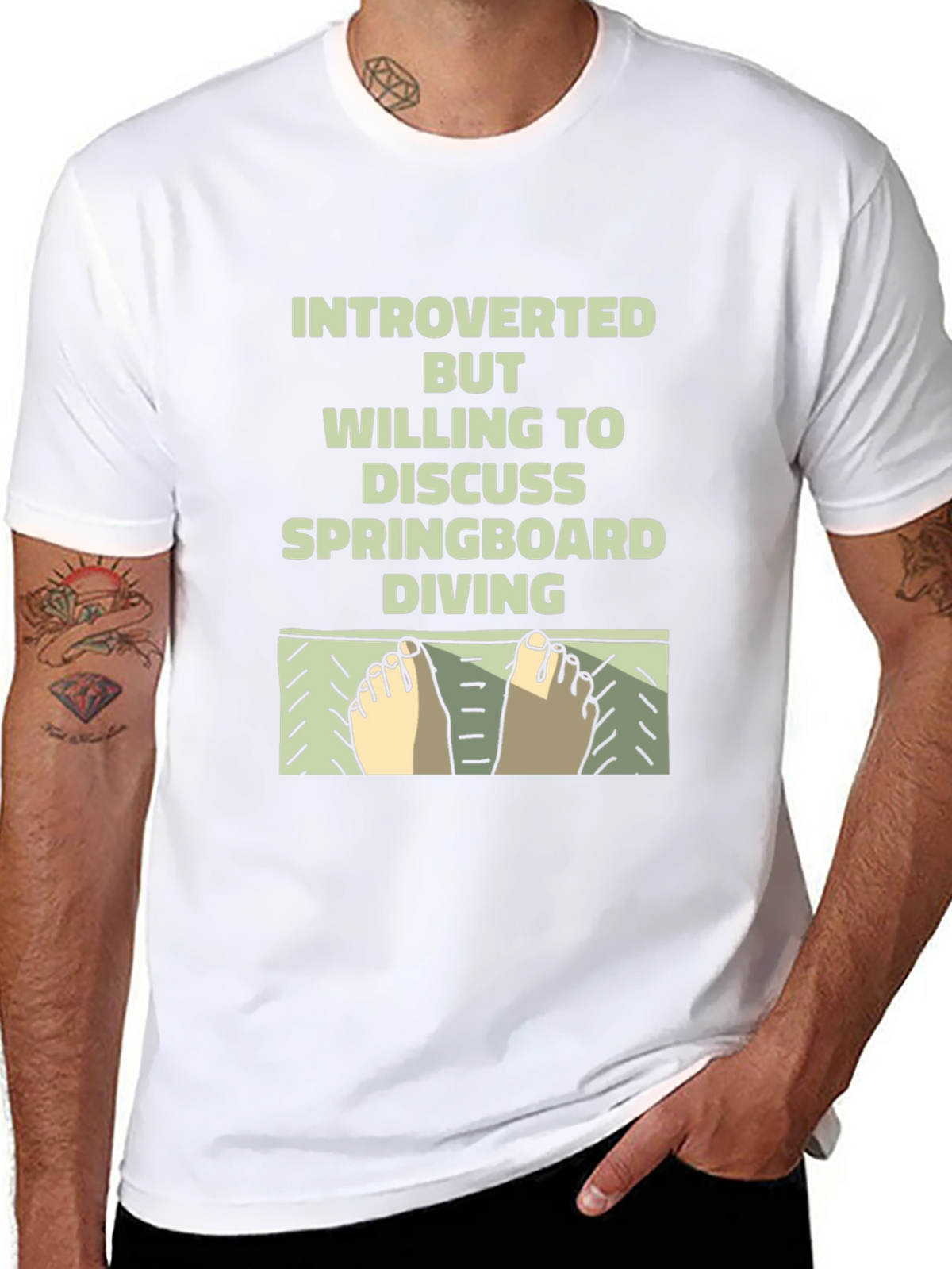 Introverted Springboard Diving T-Shirt